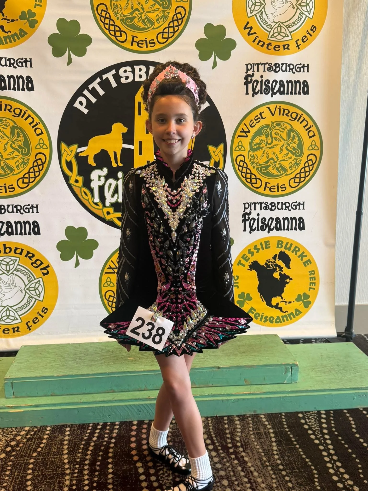 Danielle at the Pittsburgh Irish dancing Feis