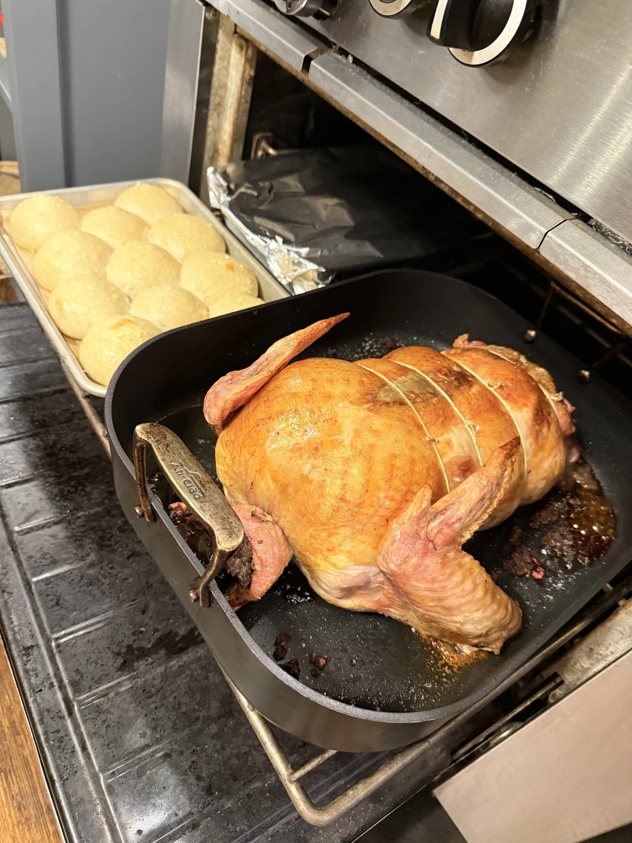 De-boned turkey stuffed with mushroom mousseline - Thanksgiving 2025