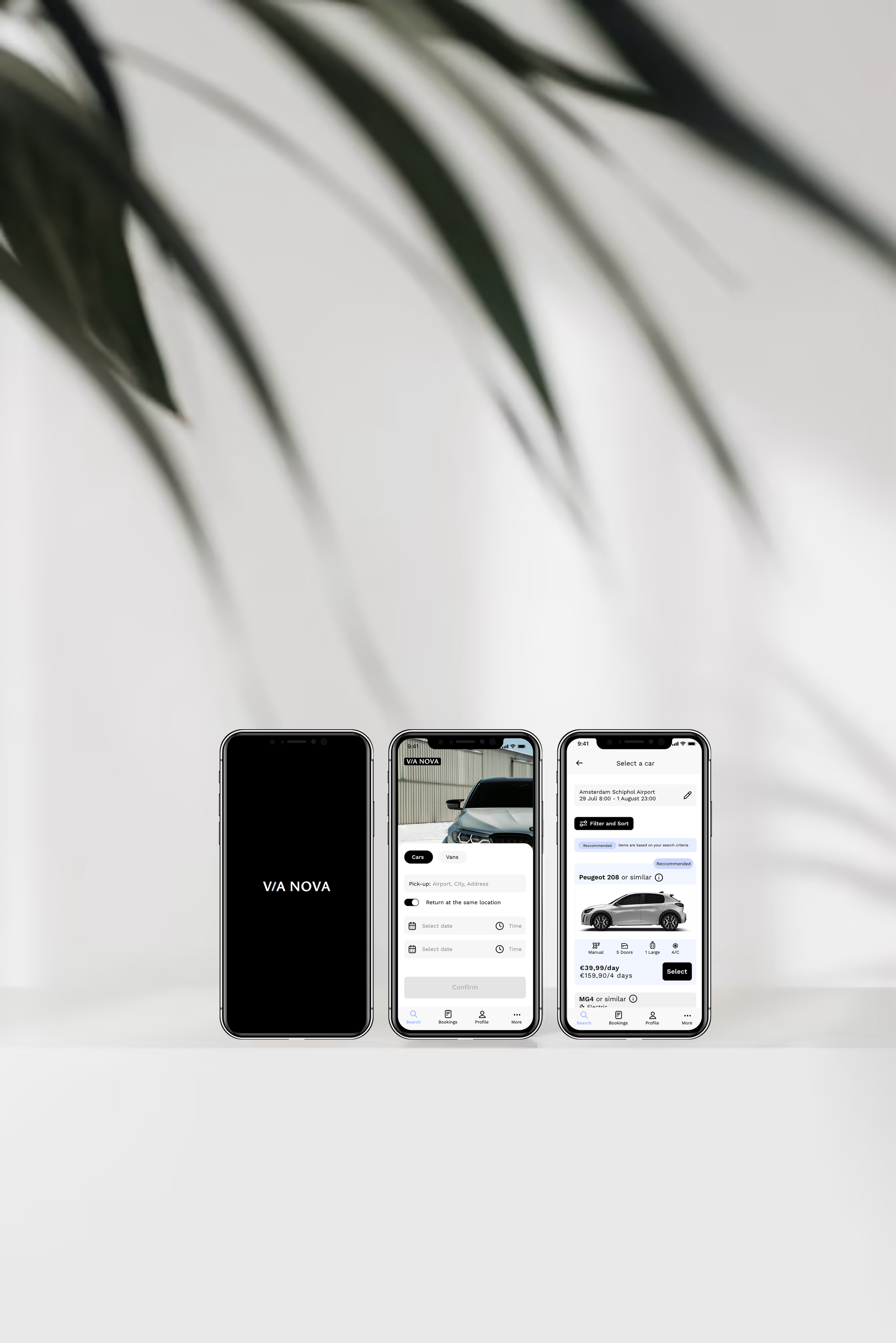 UX Case | Car Rental Company - Via Nova App