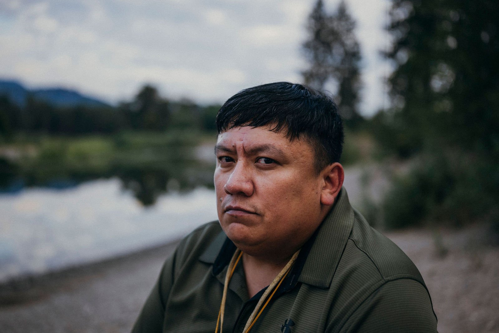 Portrait of Jonas by a river