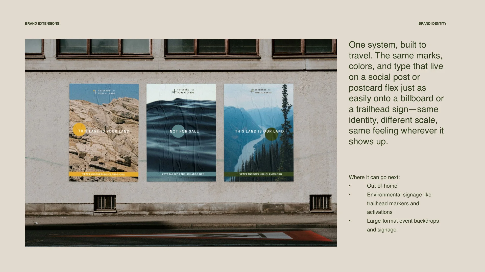 VFPL brand book: environmental signage and billboards