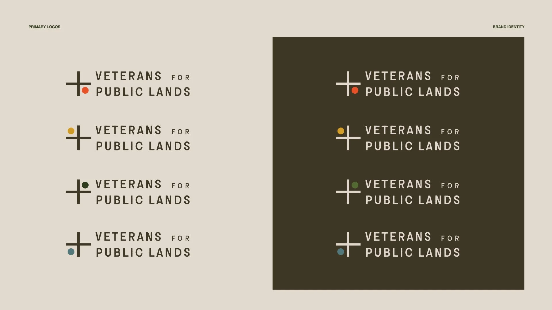 VFPL brand book: logo color variations