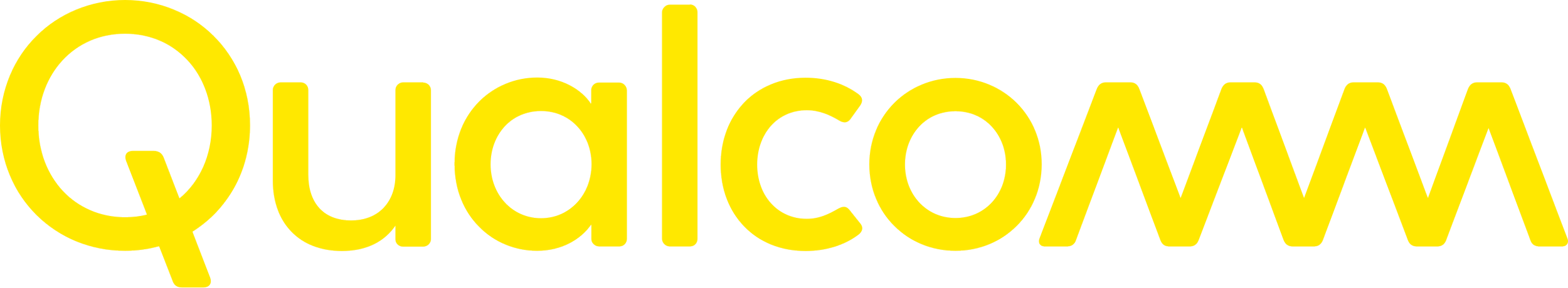 Qualcomm logo, a Whirlwind Creative client