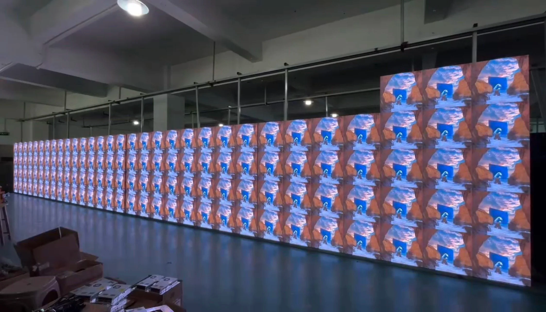 Large video screen for events. LED video wall. LED video screen