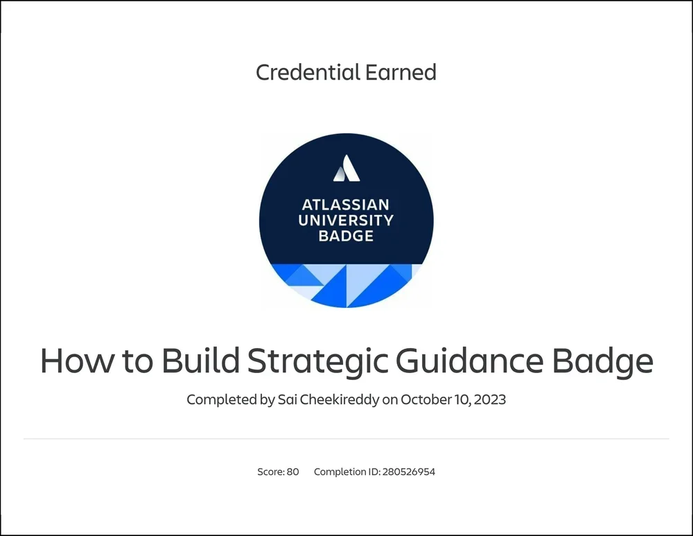 How to Build Strategic Guidance - sai cheekireddy