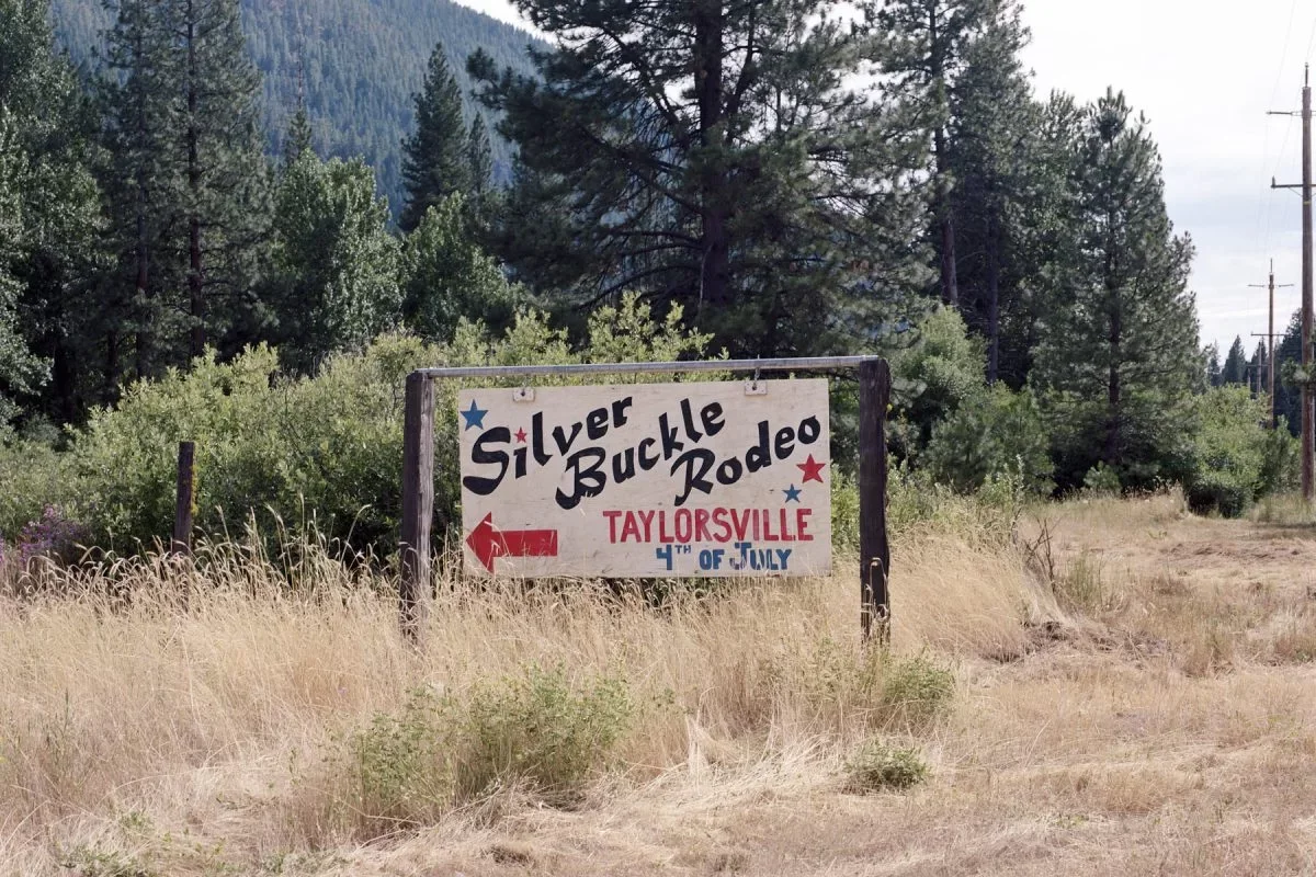 Young cowboys at the Silver Buckle Rodeo in Indian Valley, California by western photographer Gabriela Hasbun.