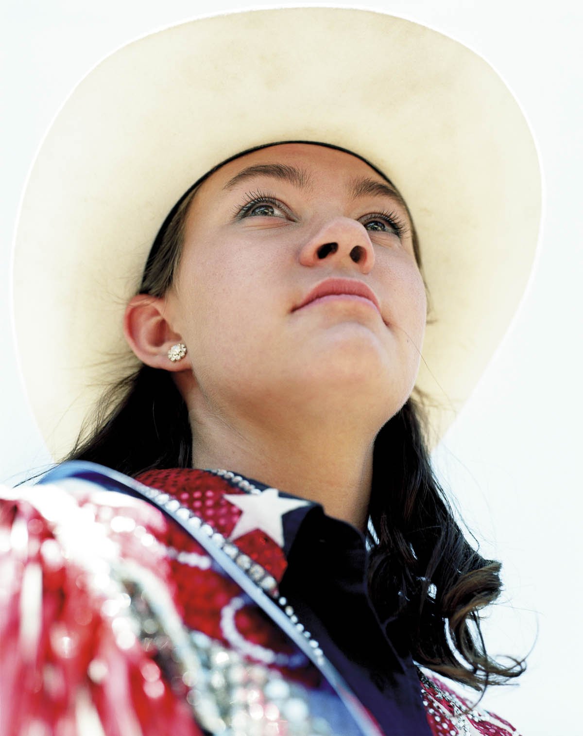 Rodeo Queen at the Silver Buckle Rodeo in Indian Valley, California by western photographer Gabriela Hasbun.