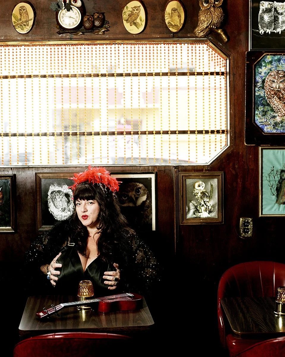 Blues Singer, Candye Kane, photographed in San Francisco by eidtorial and documentary phtographer, Gabriela Hasbun.