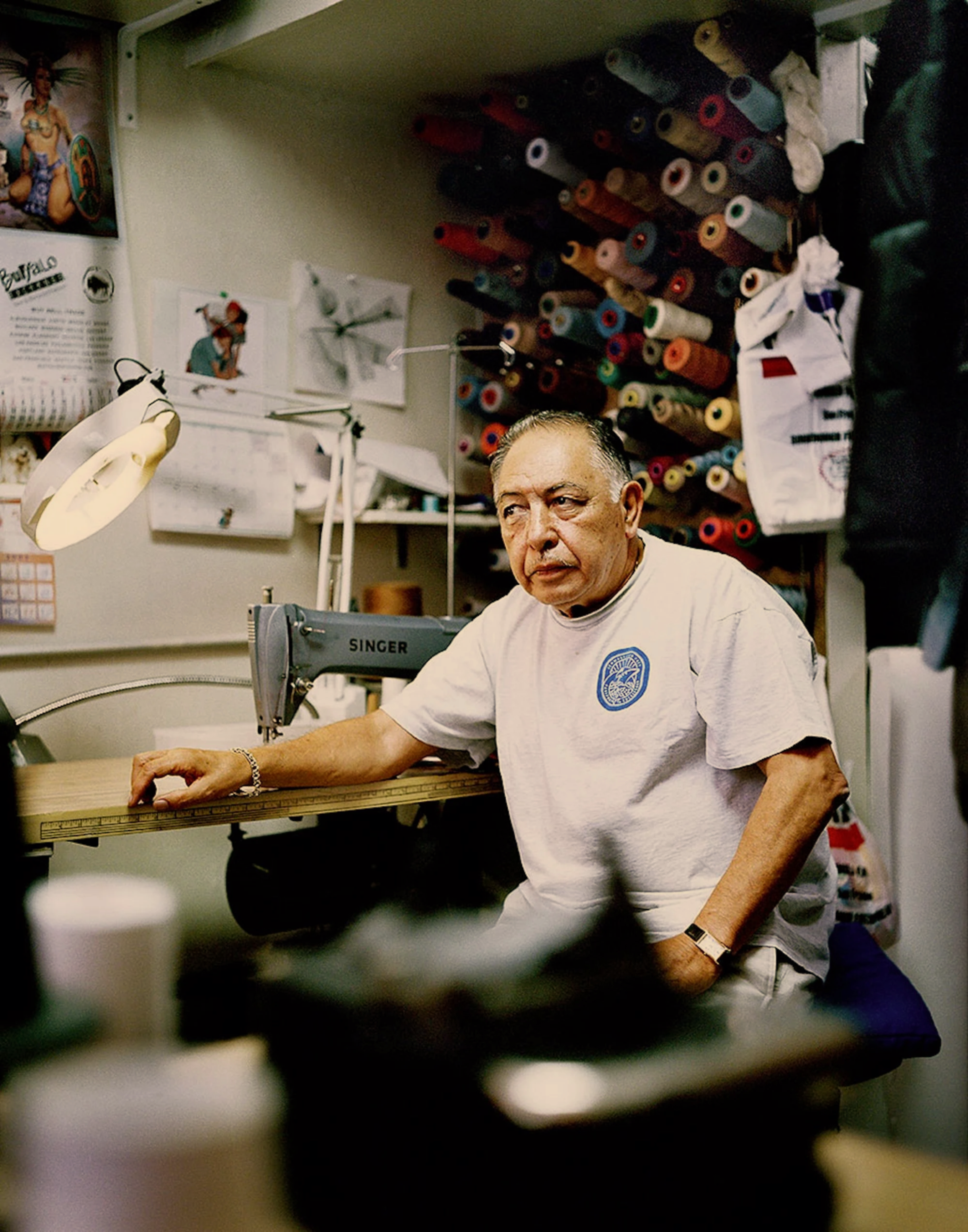 Rafael Porras of Rafael's Tailor Shop by editorial and commercial photographer in San Francisco, Gabriela Hasbun.
