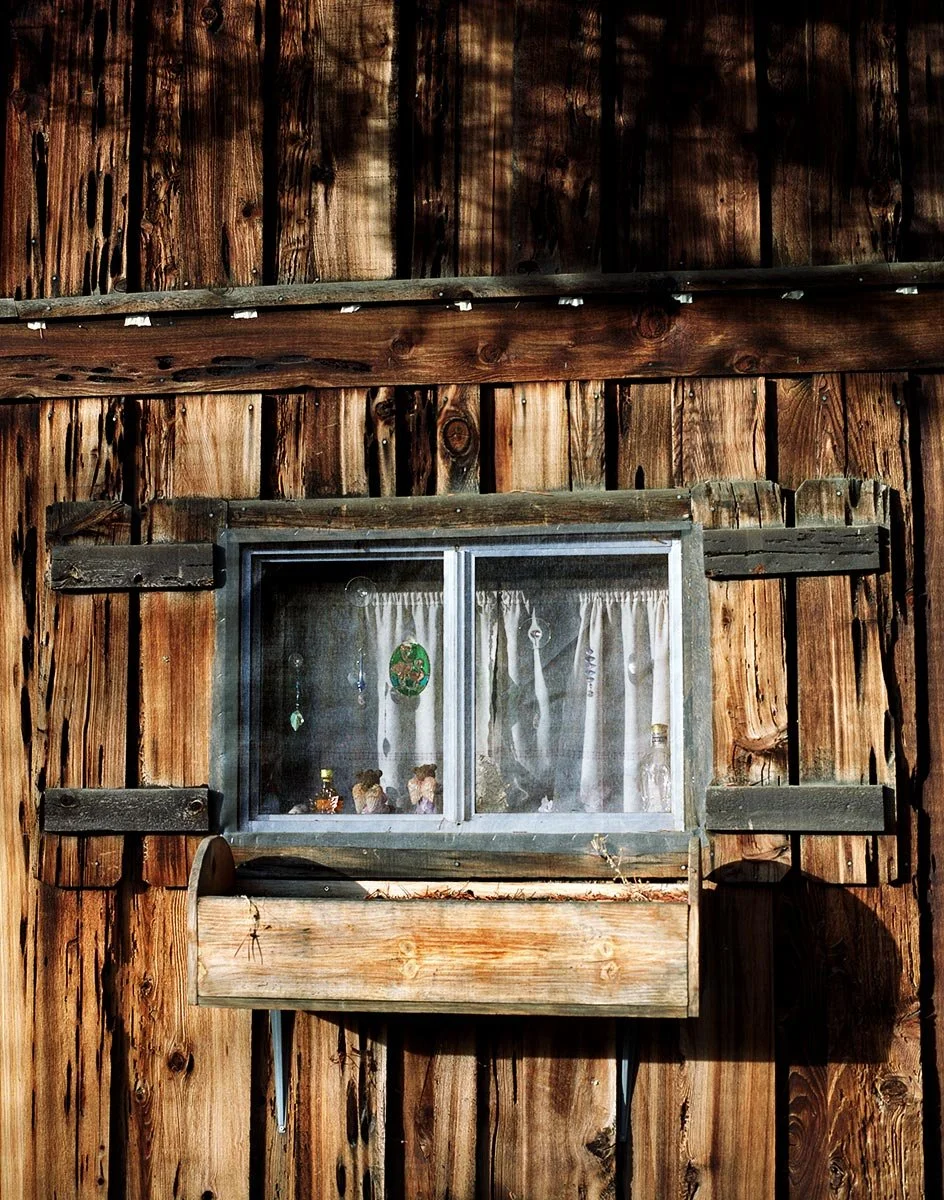 A window decorations at a home in Indian Valley by lifestyle photographer Gabriela Hasbun.