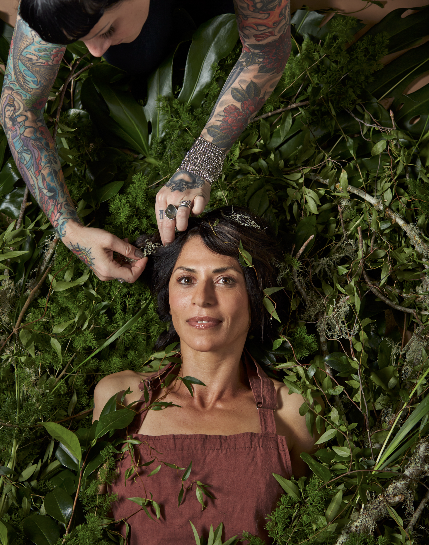 Chef Dominique Crenn photographed for Bon Appétit magazine in San Francisco by Editorial Photographer Gabriela Hasbun.