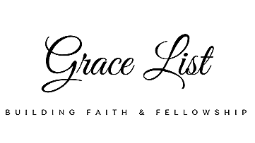 Grace List logo with the text 'Building Faith & Fellowship' underneath.