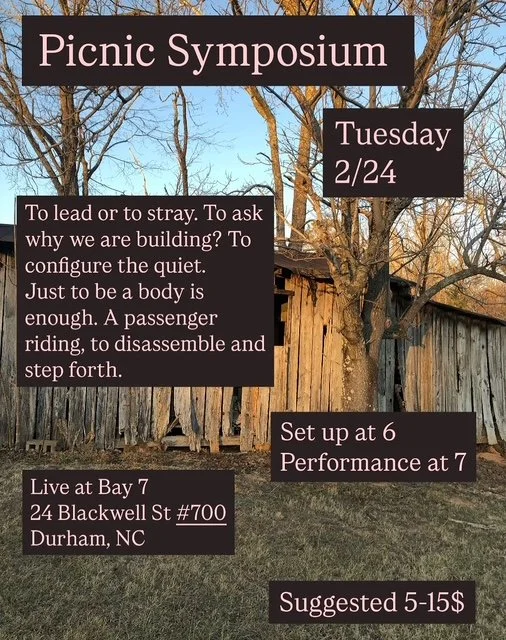 Tuesday Moves - Picnic Symposium with Ginger Wagg and Dylan Angell