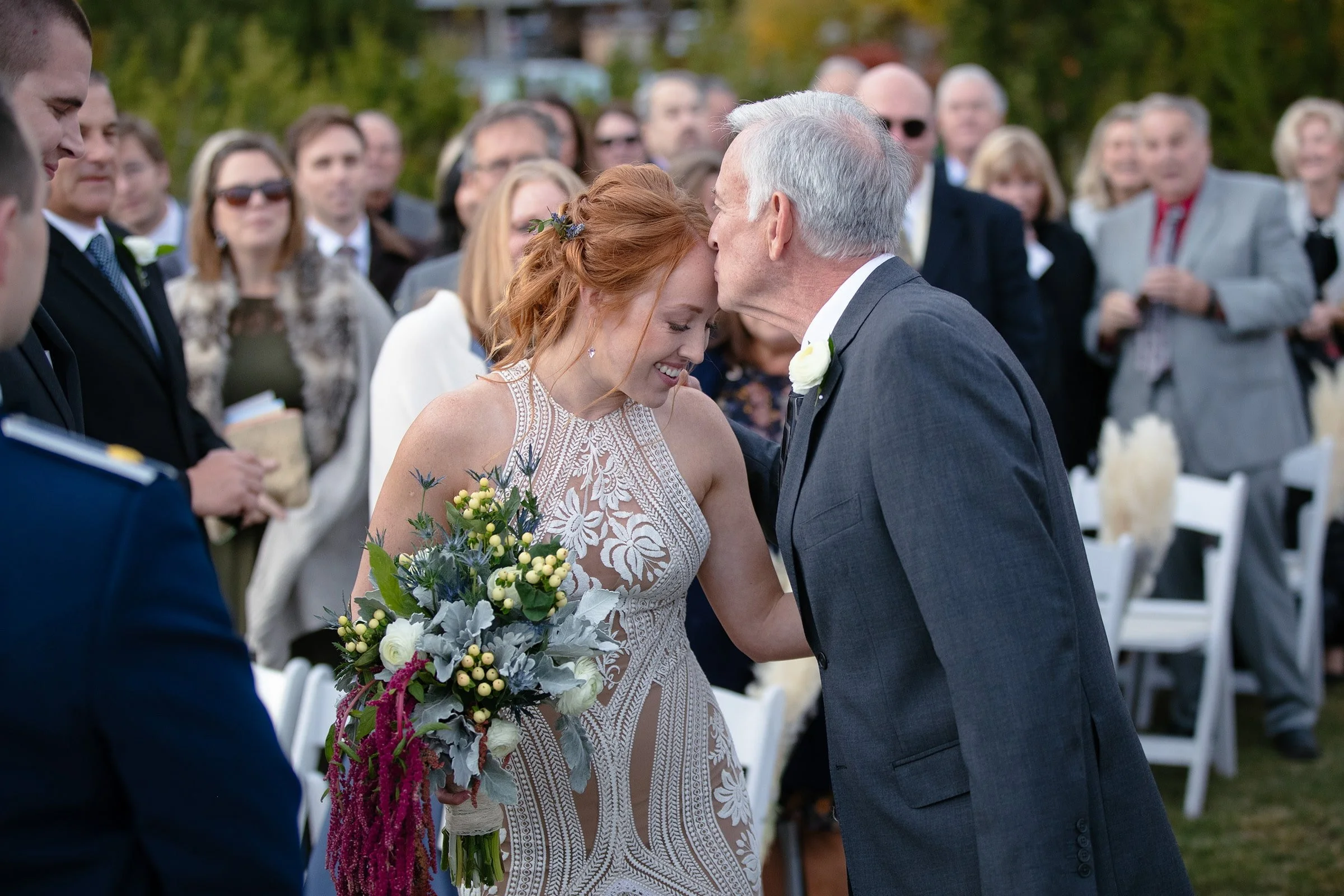 Bride Walking Down Aisle Tahoe Wedding.jpg