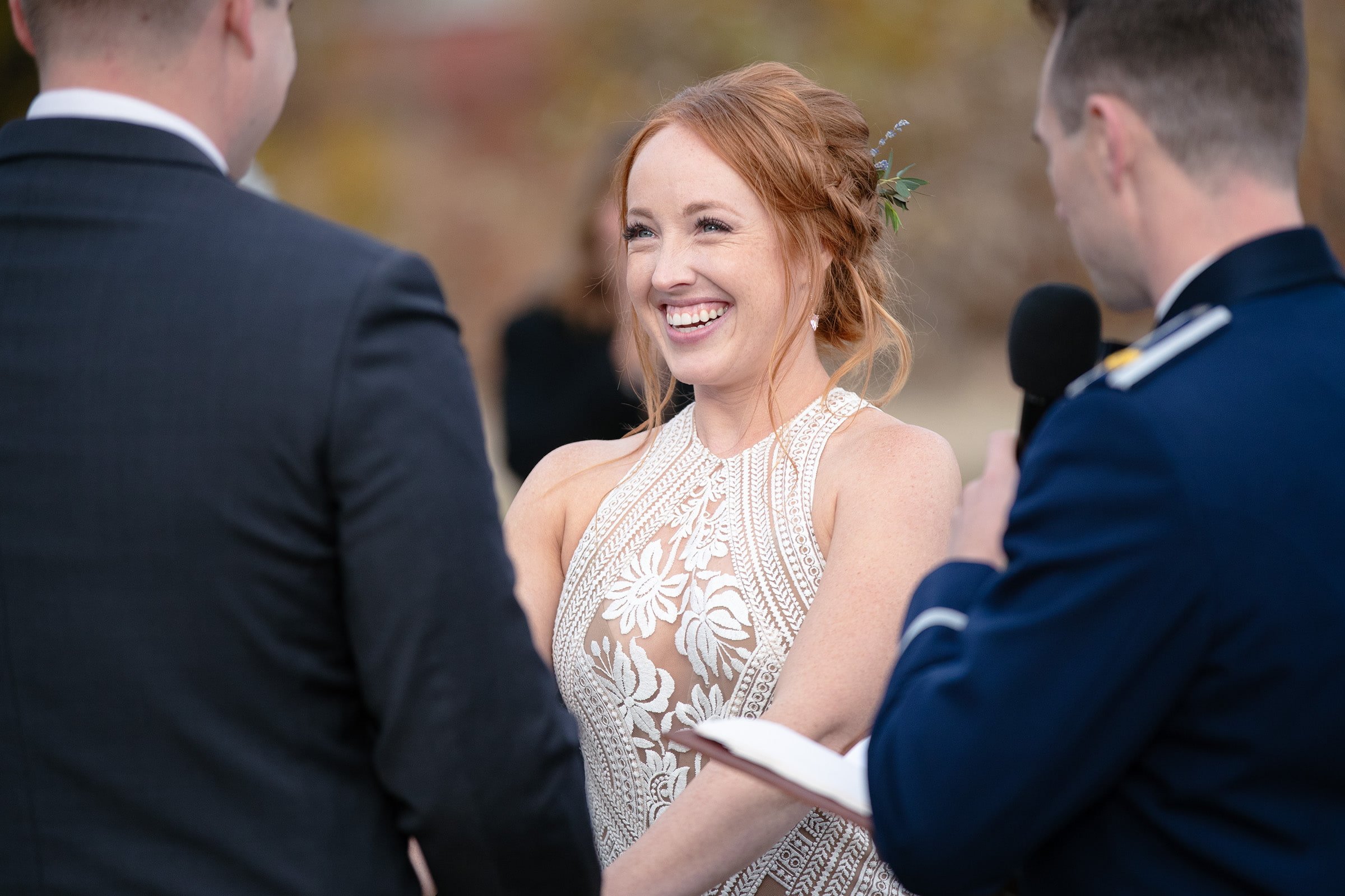bride looking at groom tahoe ceremony.jpg
