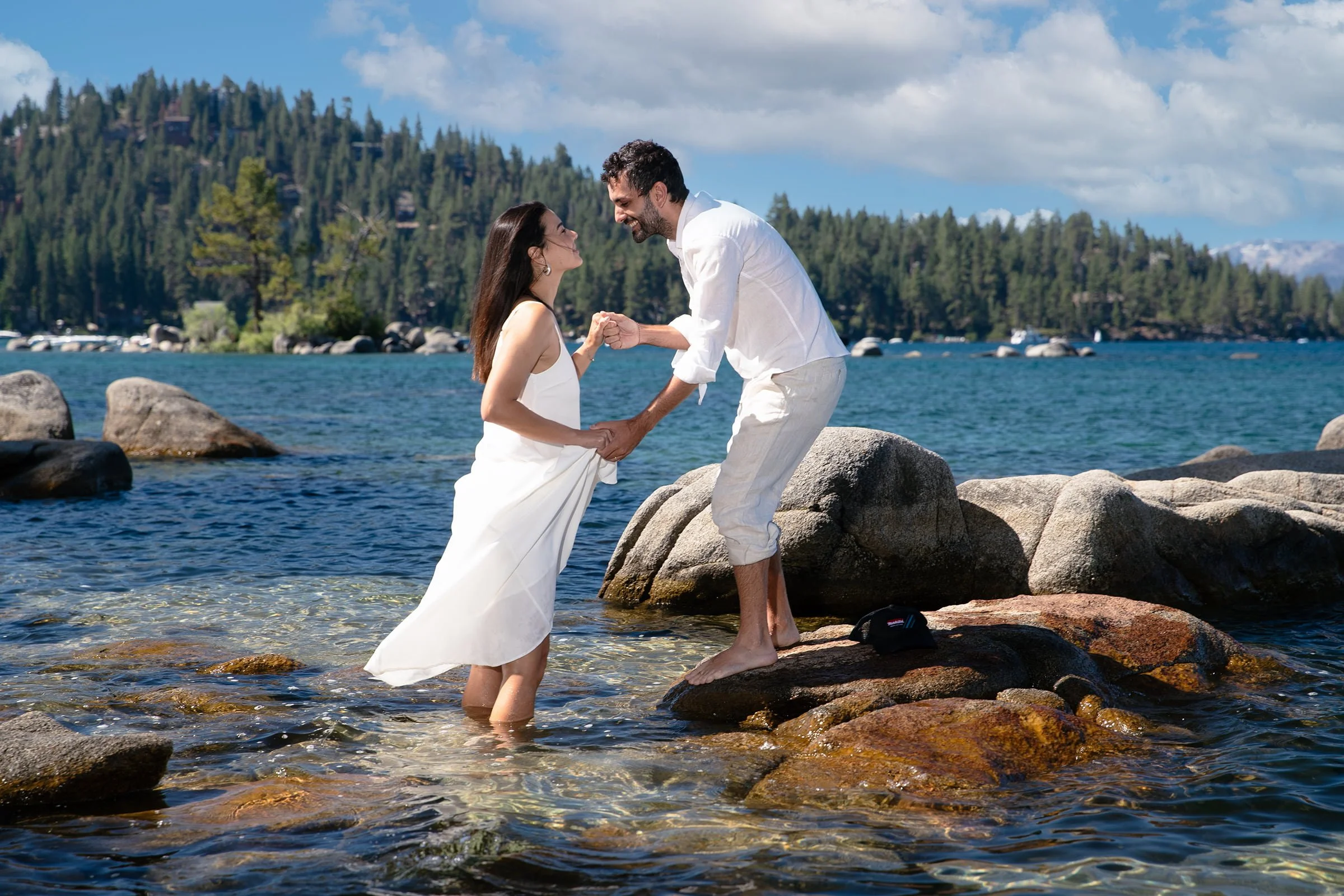 summer tahoe engagements