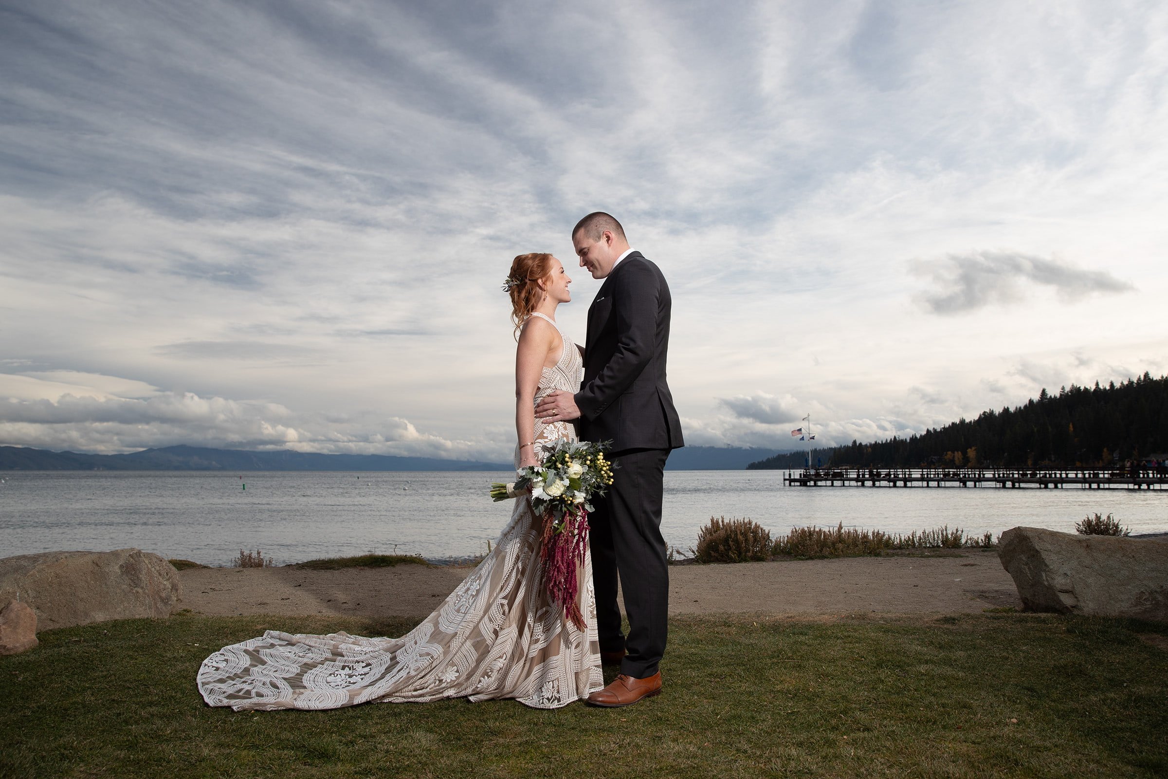 bride and groom portrait gar woods tahoe.jpg