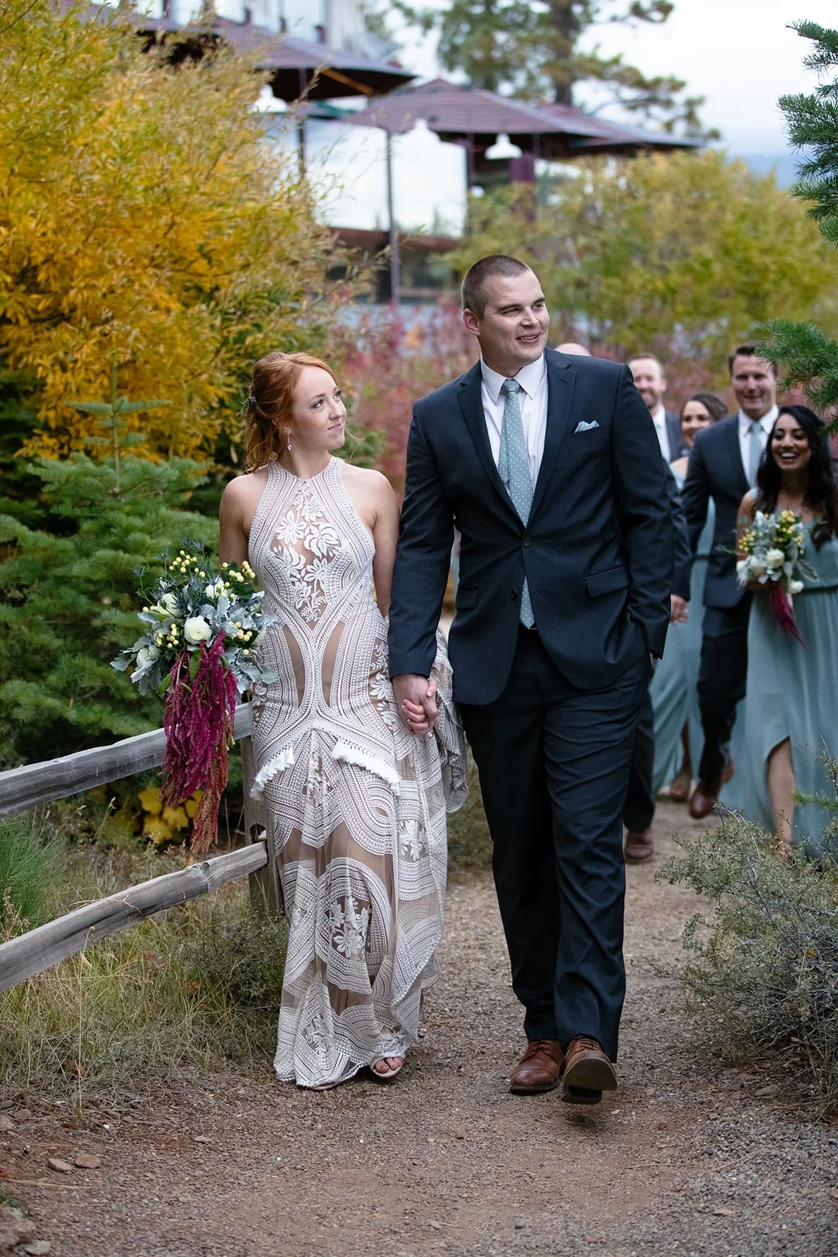 Bride and Groom on Gar Woods Dock.jpg