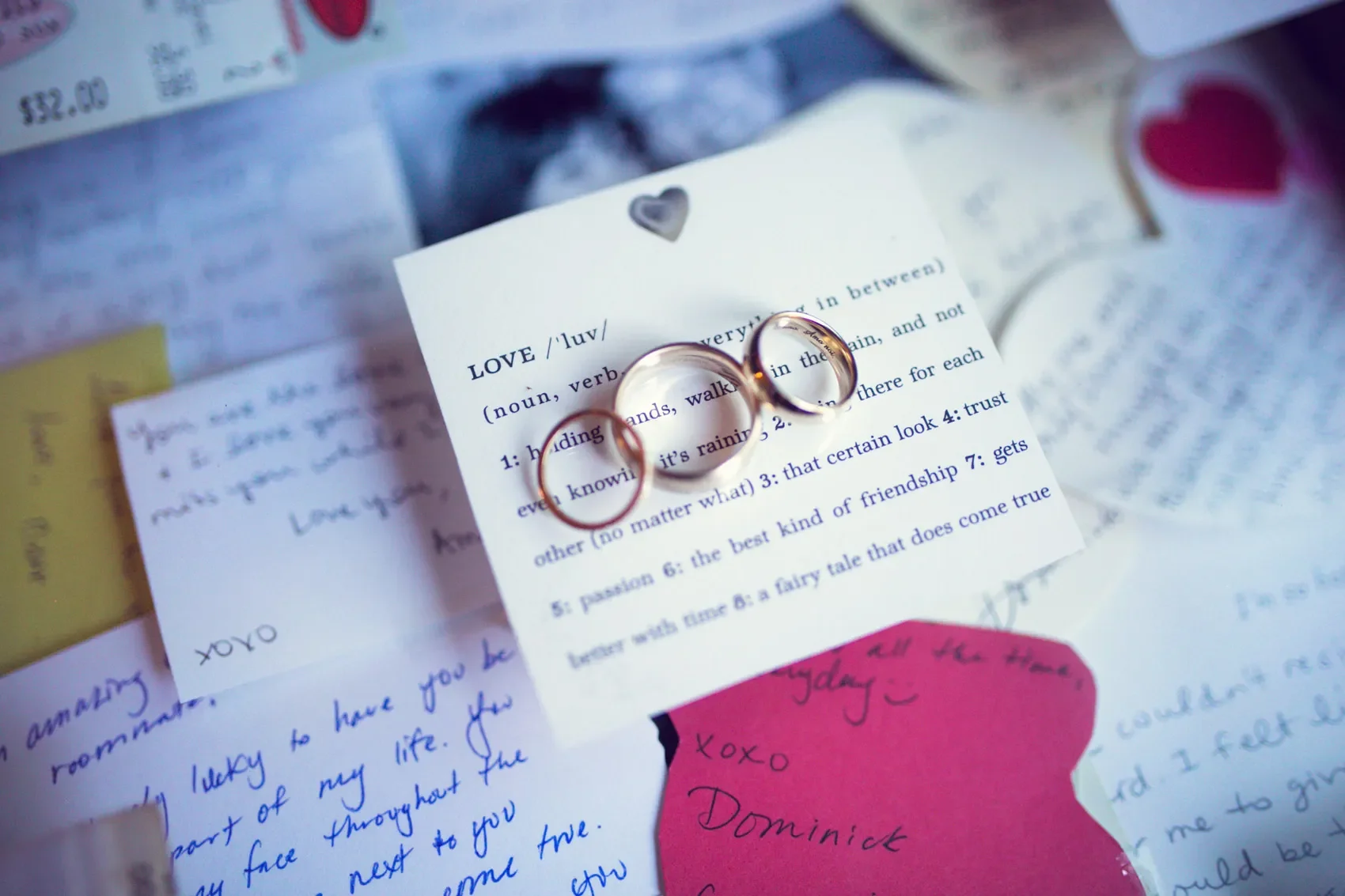 wedding rings and invitations Tahoe wedding