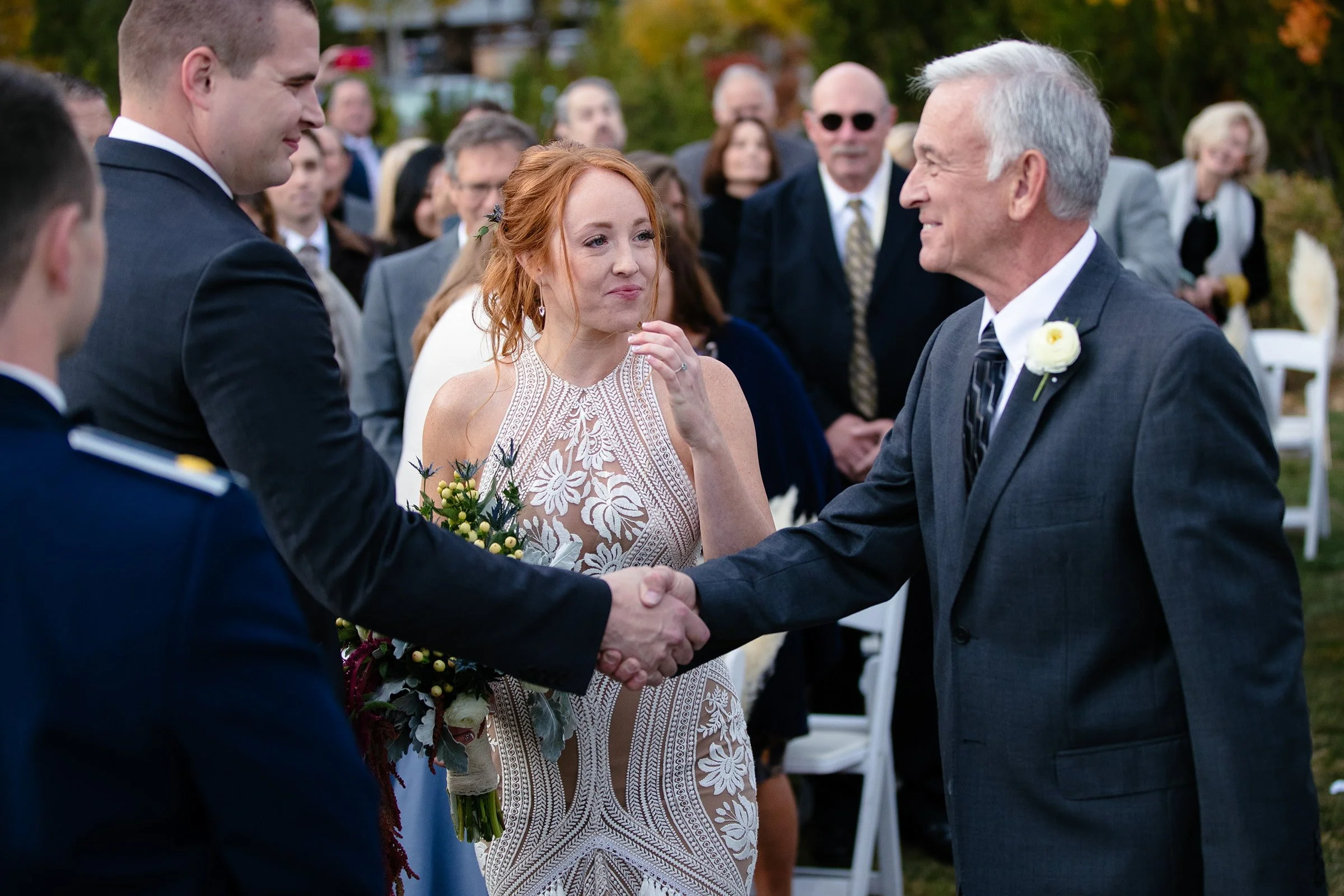 Bride Walking to Ceremony Tahoe.jpg