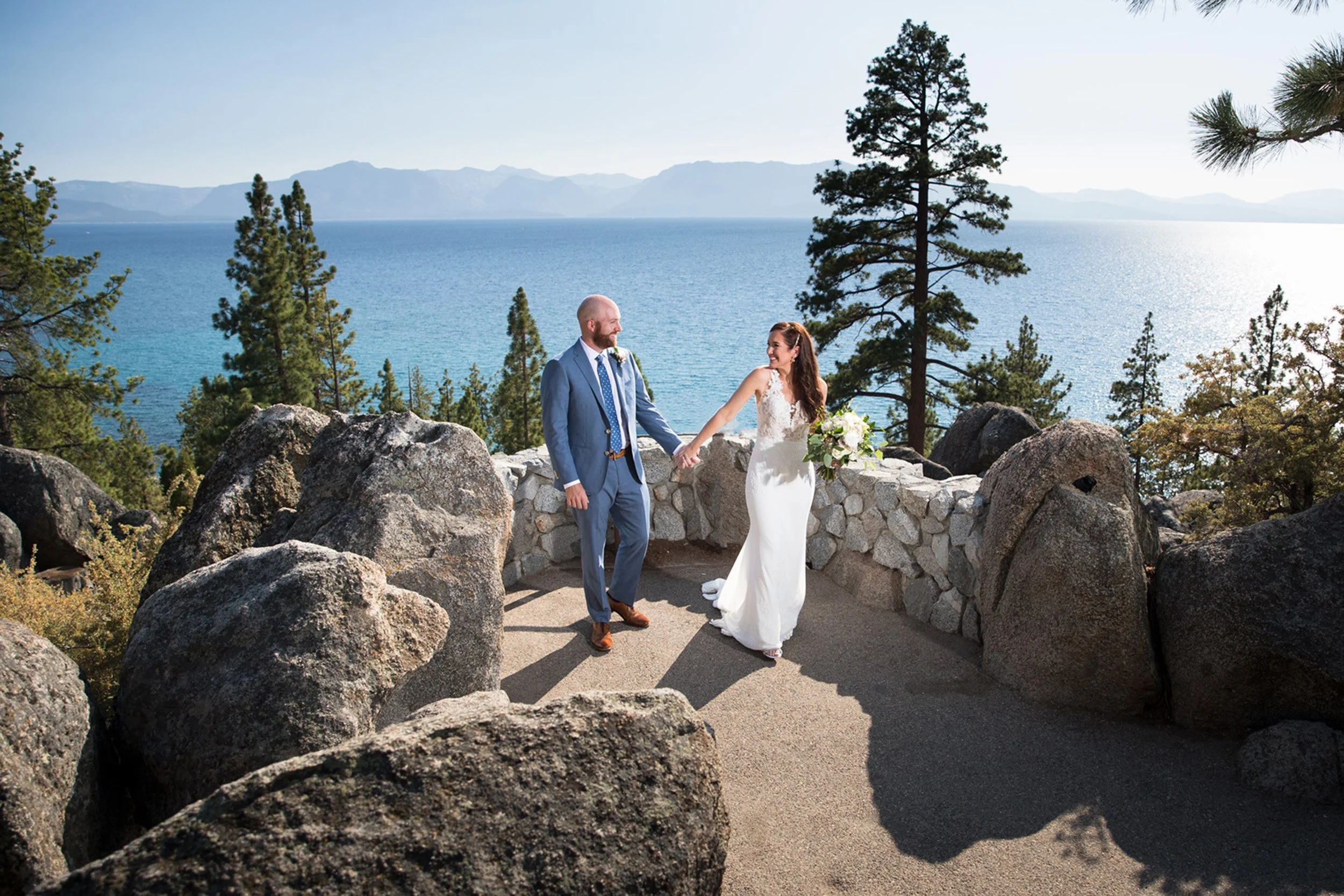 South Lake Tahoe bride and groom
