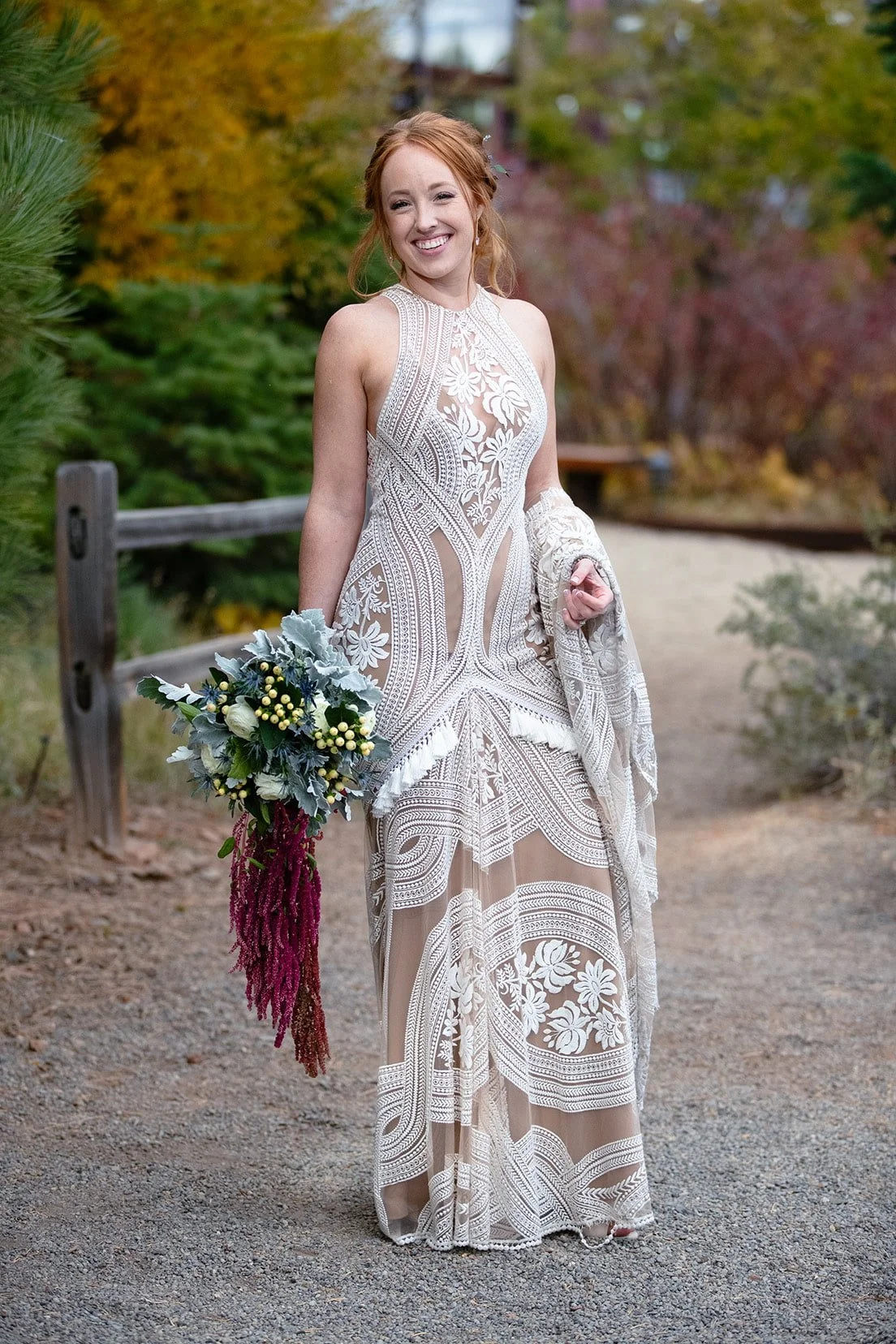 bride posing at gar woods tahoe.jpg