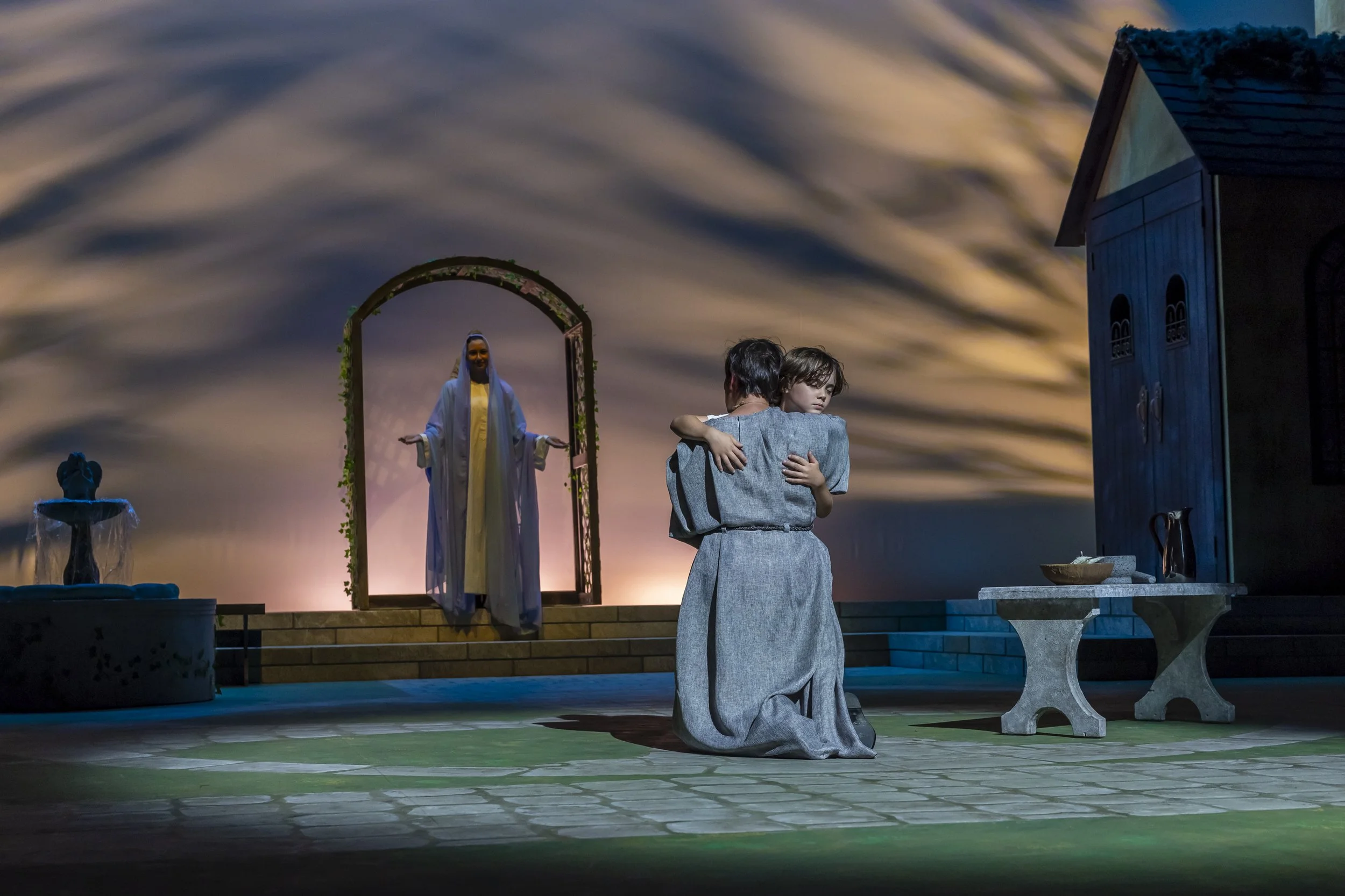 Suor Angelica: Director: Nancy King, Set Designer: Max Lydy, Lighting Designer: Delaney McLaughlin