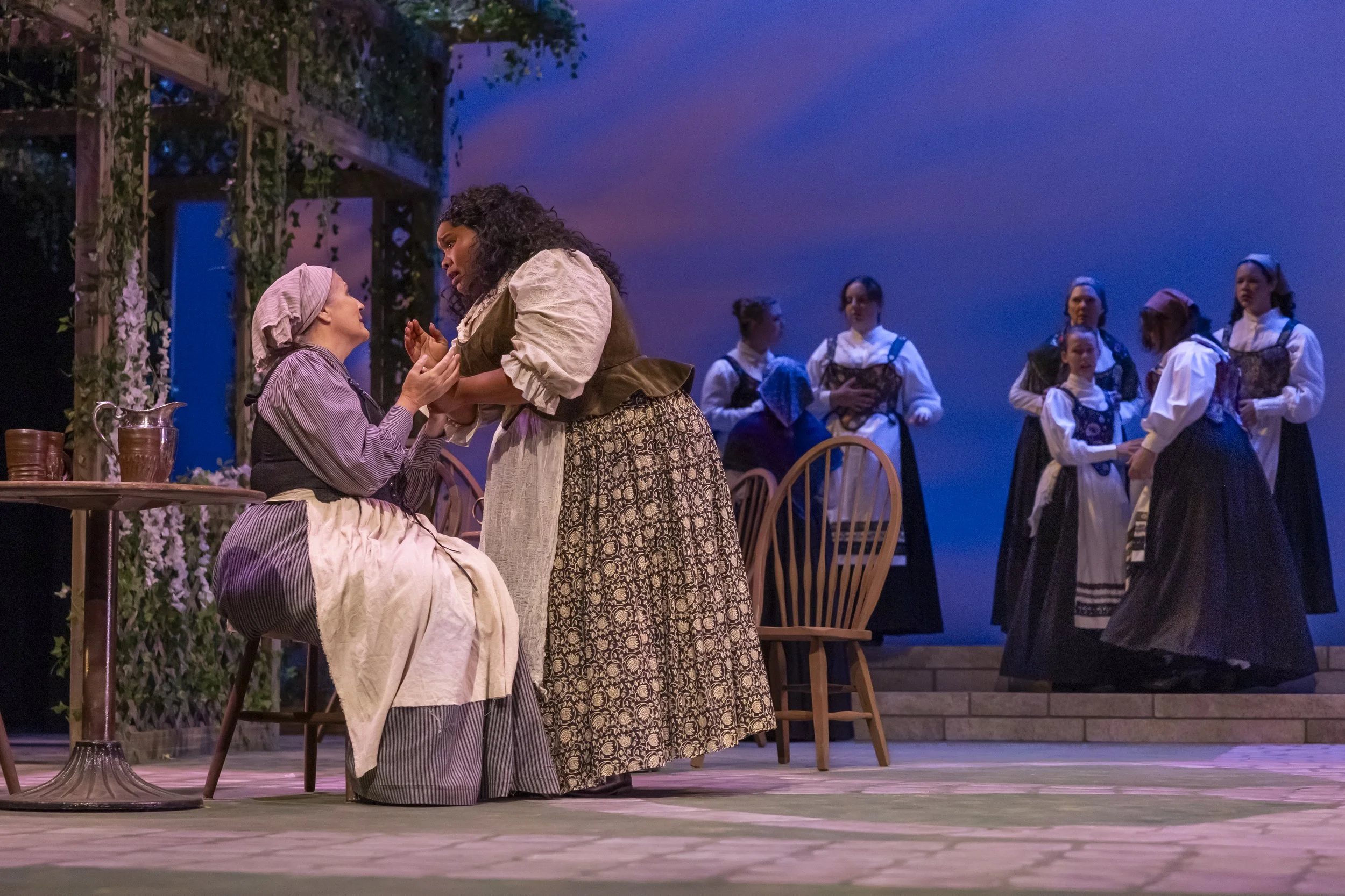 Cavalleria Rusticana: Director: Nancy King, Set Designer: Max Lydy, Lighting Designer: Delaney McLaughlin