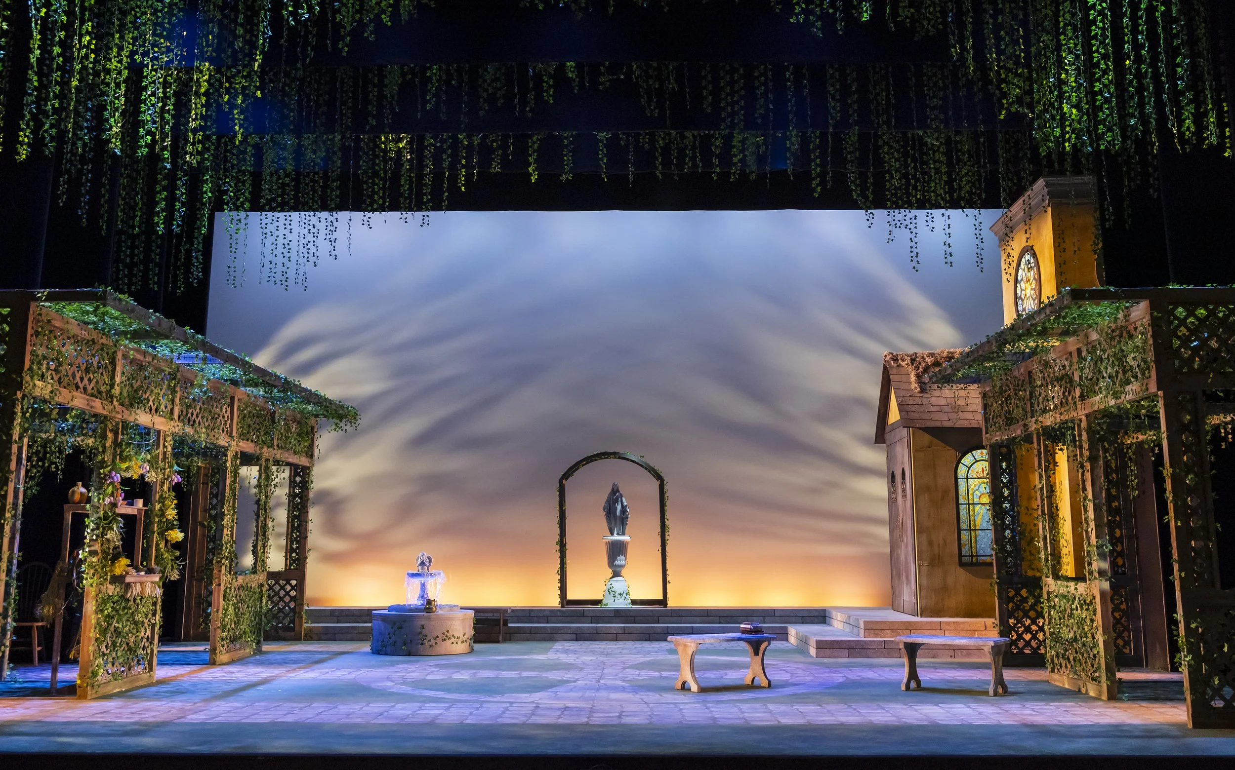 Suor Angelica: Director: Nancy King, Set Designer: Max Lydy, Lighting Designer: Delaney McLaughlin