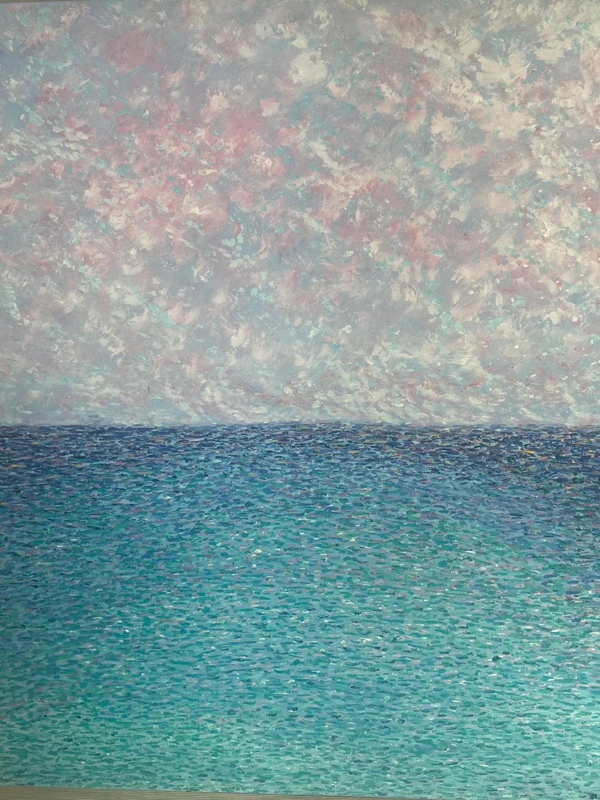 The Horizon in Pointillism