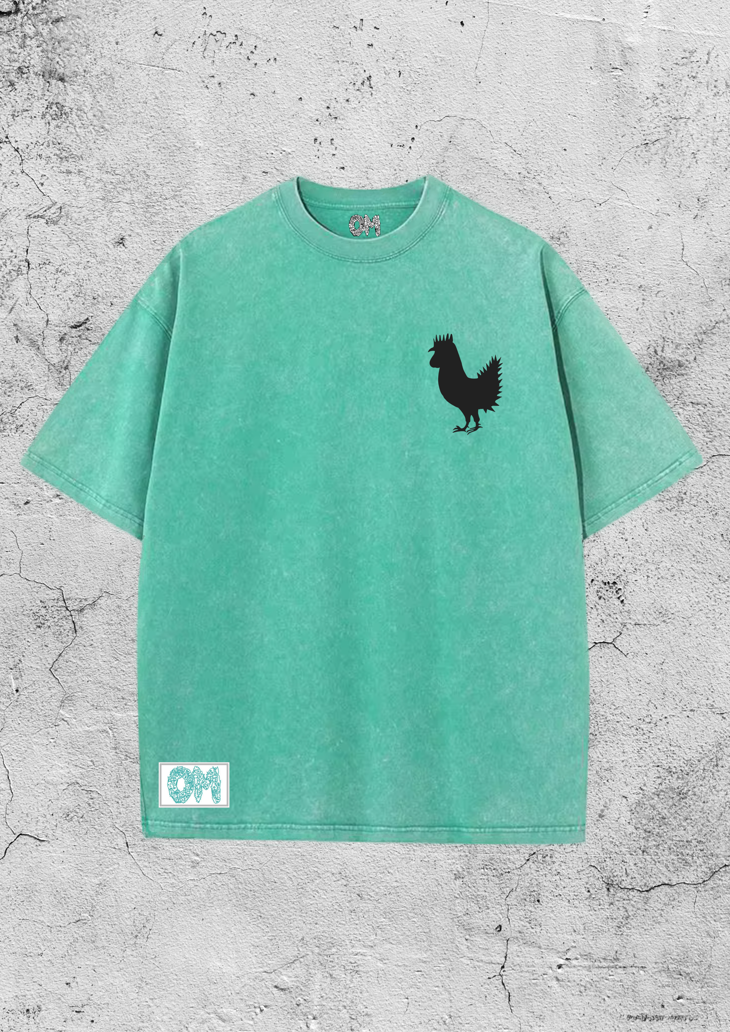 Solar Rooster Oversized T-Shirt