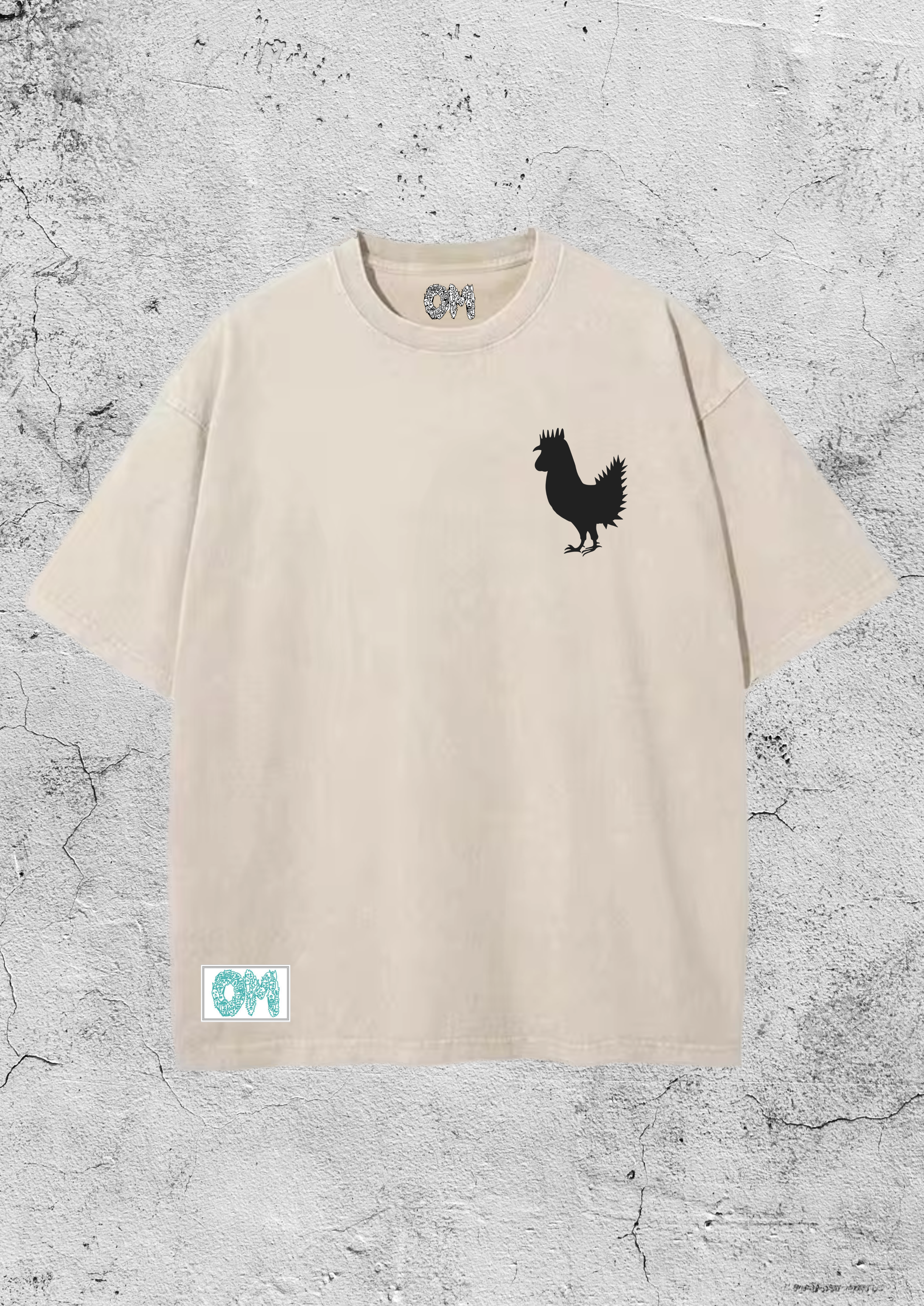Solar Rooster Oversized T-Shirt