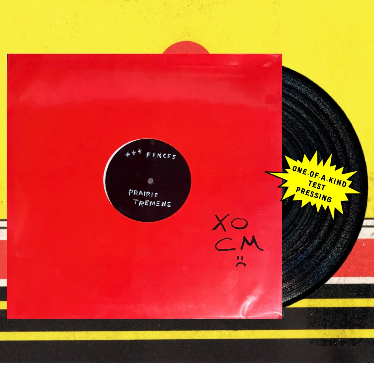 Prairie Tremens SIGNED 12" Test Press LP ~ 1 of 1