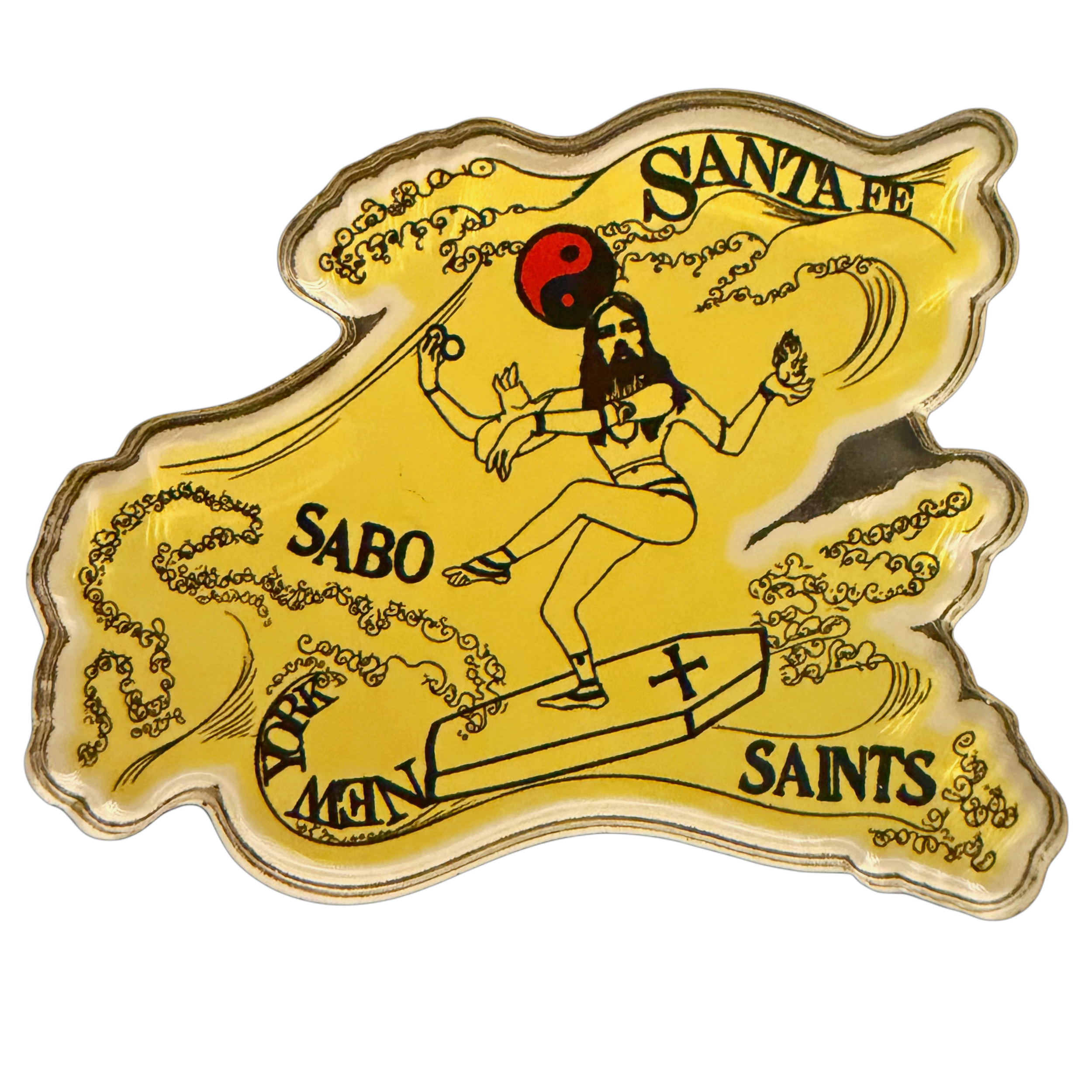 SABO x SAINTS "Surfin" 2.5" Acrylic Magnet ((LIMITED))