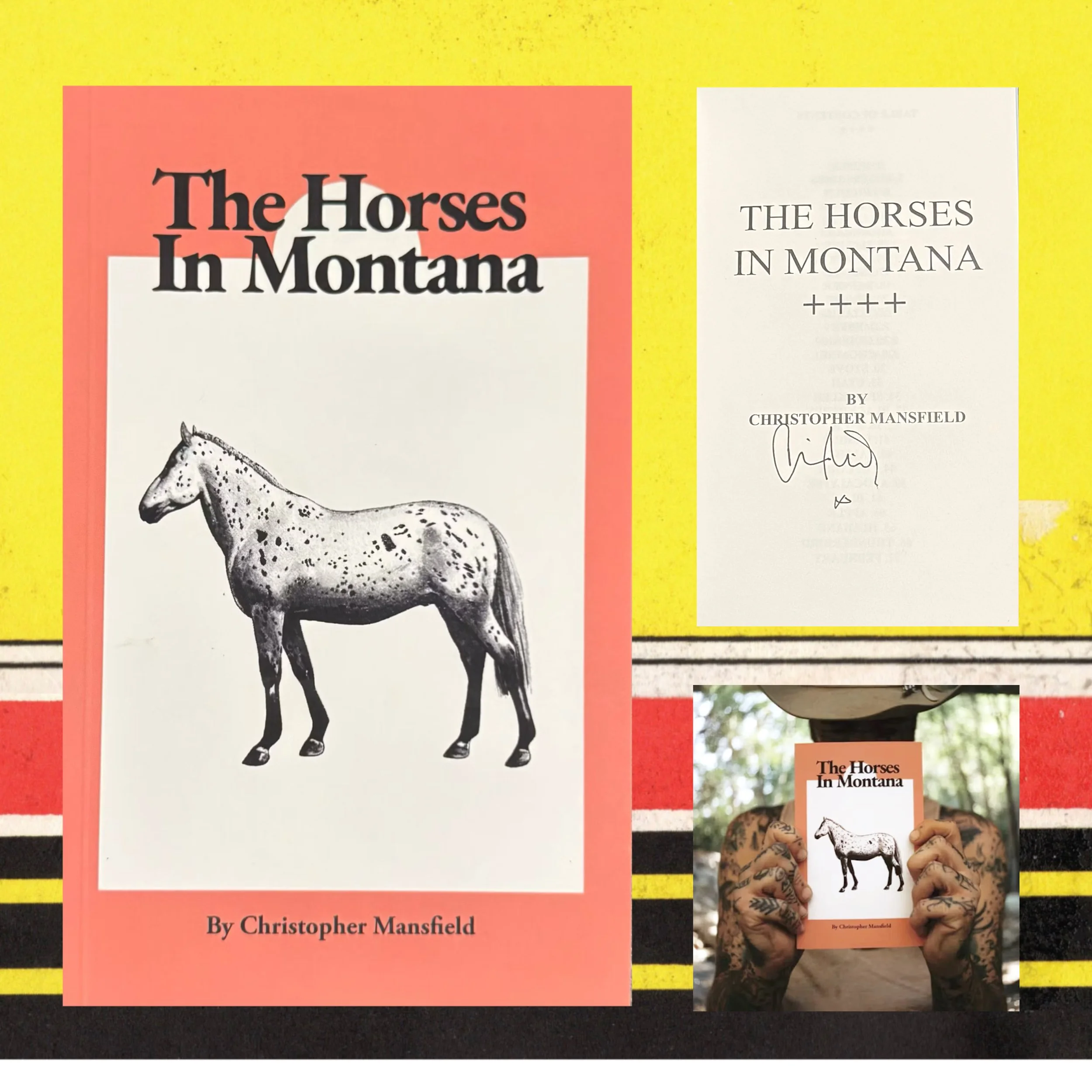 The Horses In Montana Limited SIGNED Book