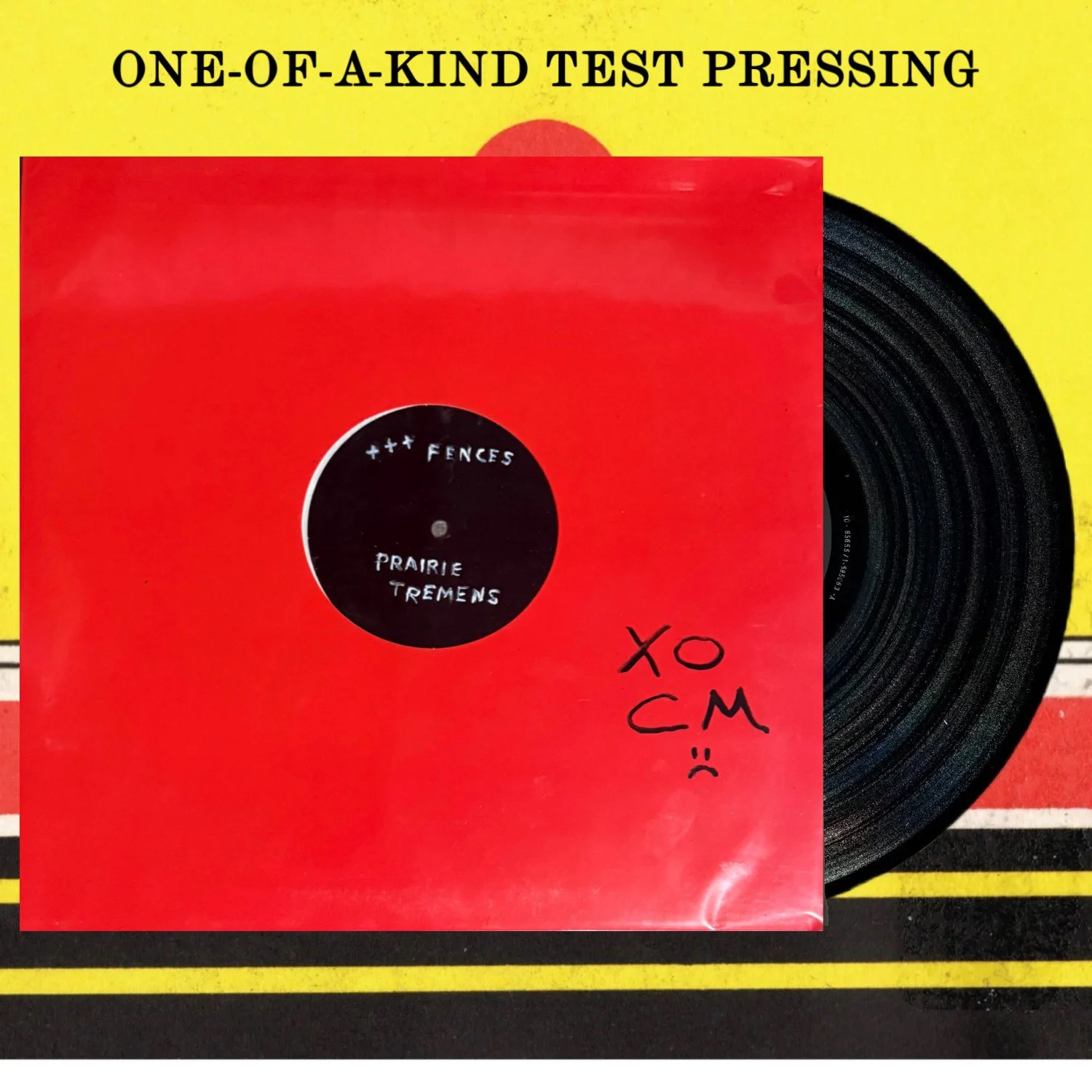 Prairie Tremens SIGNED 12" Test Press LP ~ 1 of 1