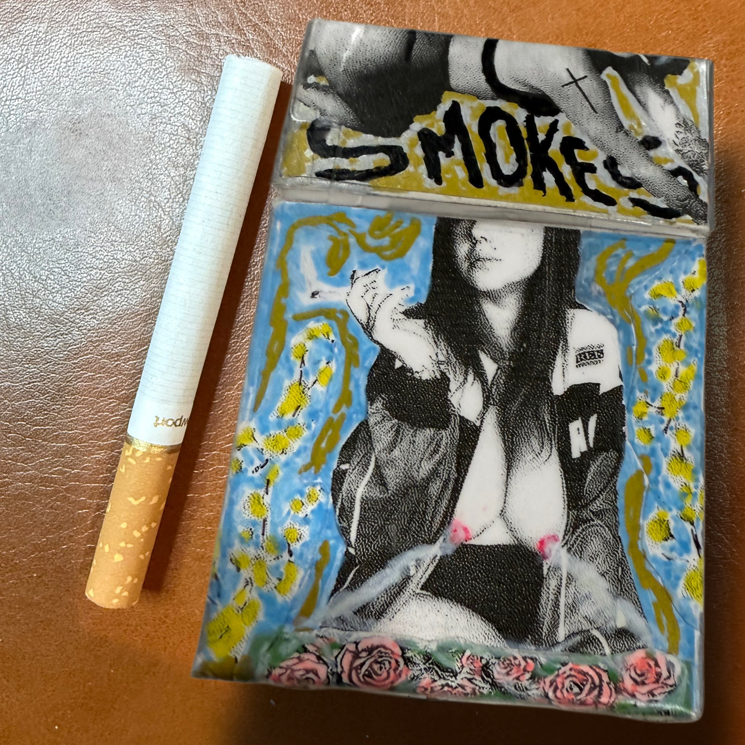 HOLY SMOKES Cigarette Box by ST. Michael ~ 1 of 1