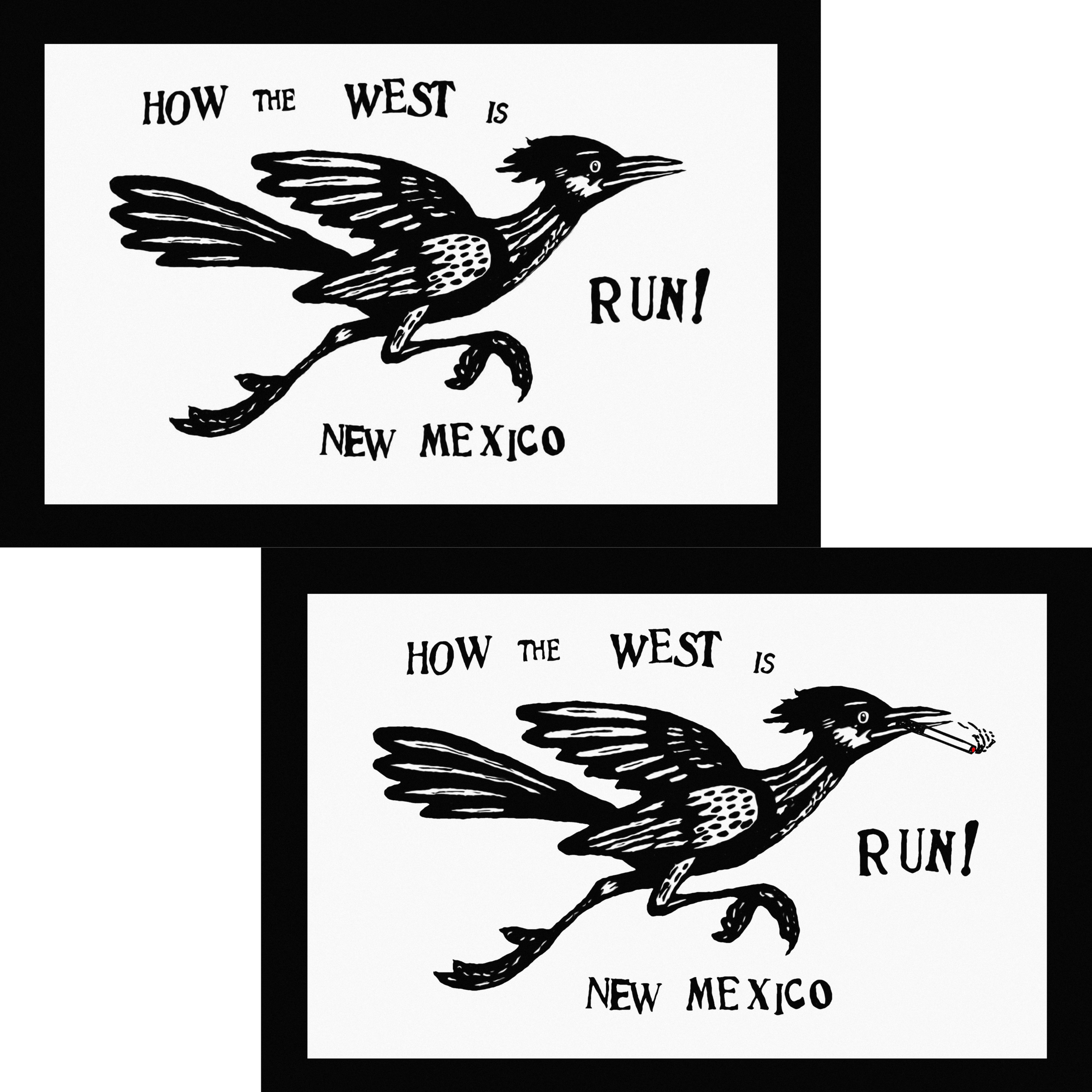 "THE ROADRUNNER" Limited Variants  8" x 12" Natural Print