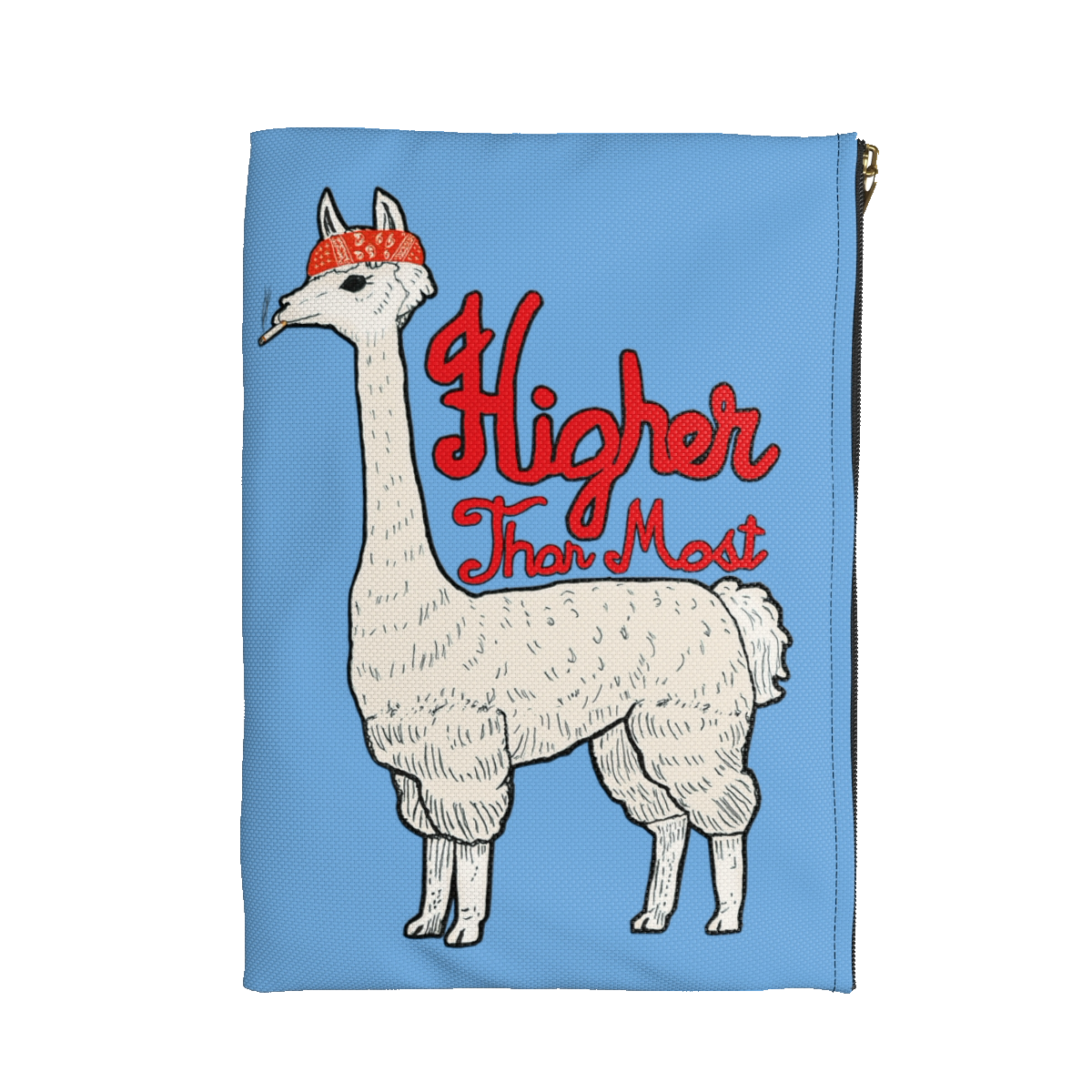 SAINTS Higher Than Most Tobacco Zippered Pouch