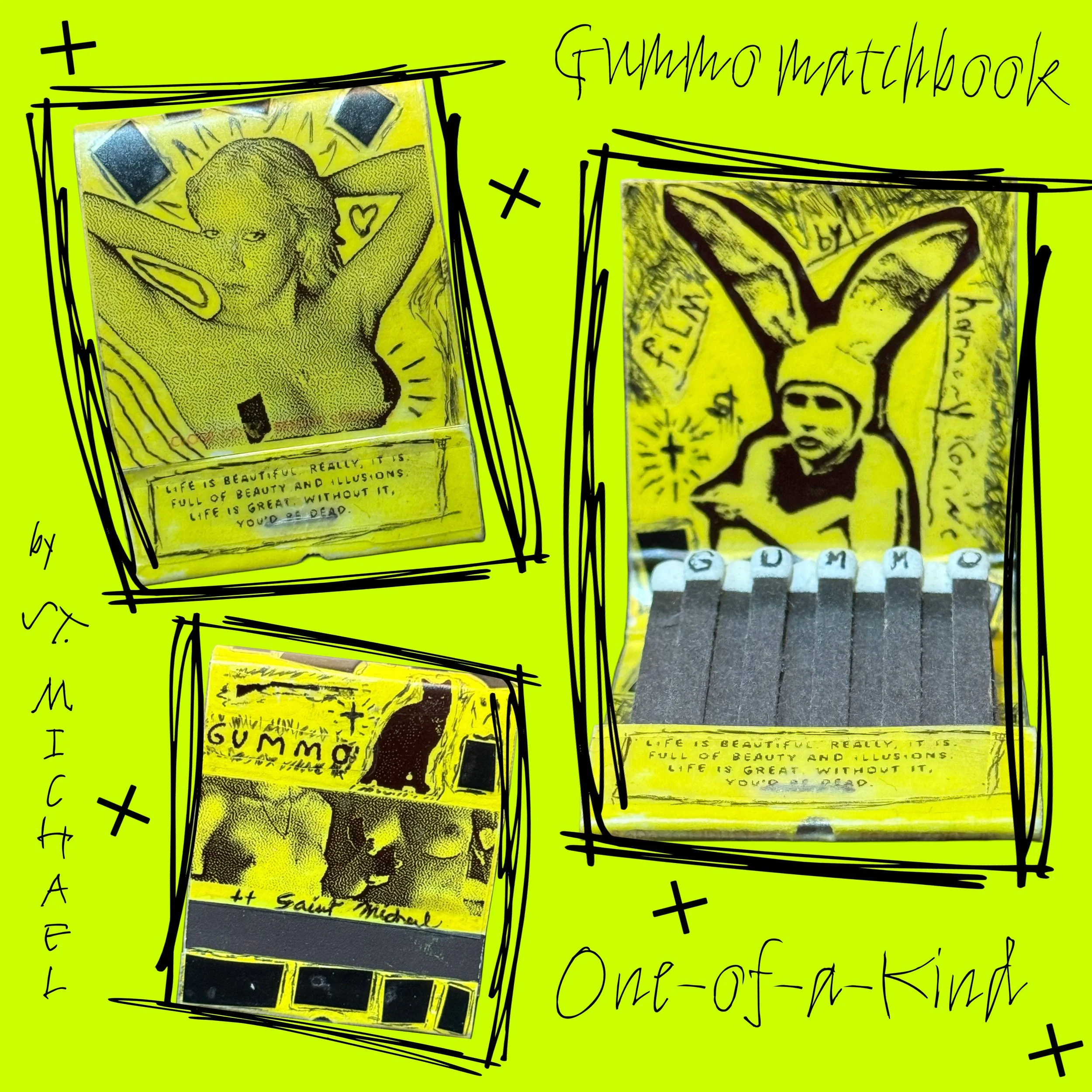 GUMMO Matchbook by ST. Michael ~ 1 of 1