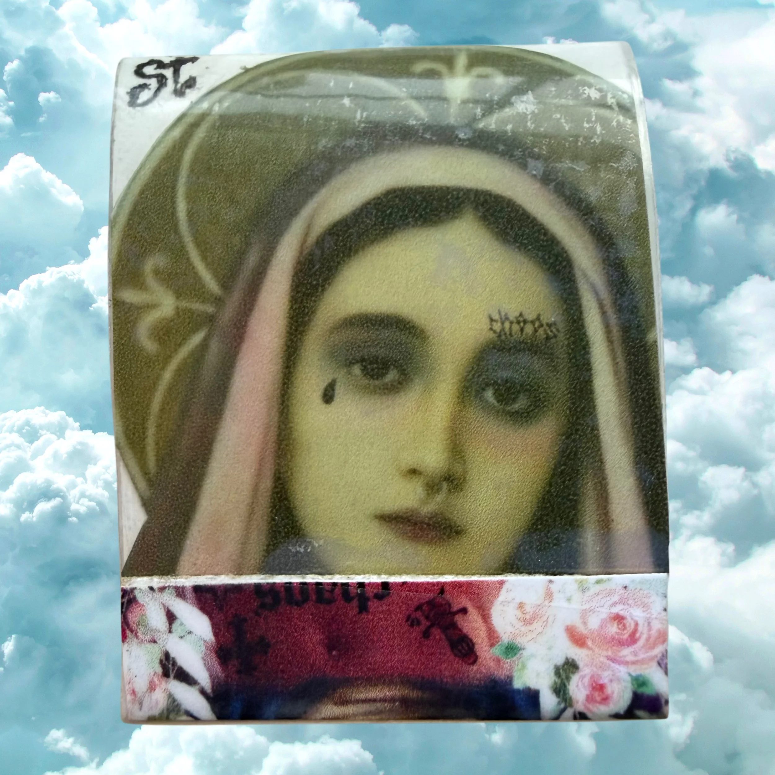 "NOT-SO-VIRGIN MARY" Matchbook by ST. Michael