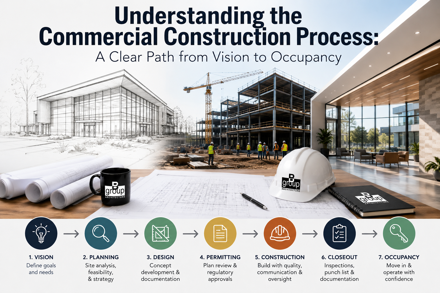 Understanding the Commercial Construction Process: A Clear Path from Vision to Occupancy