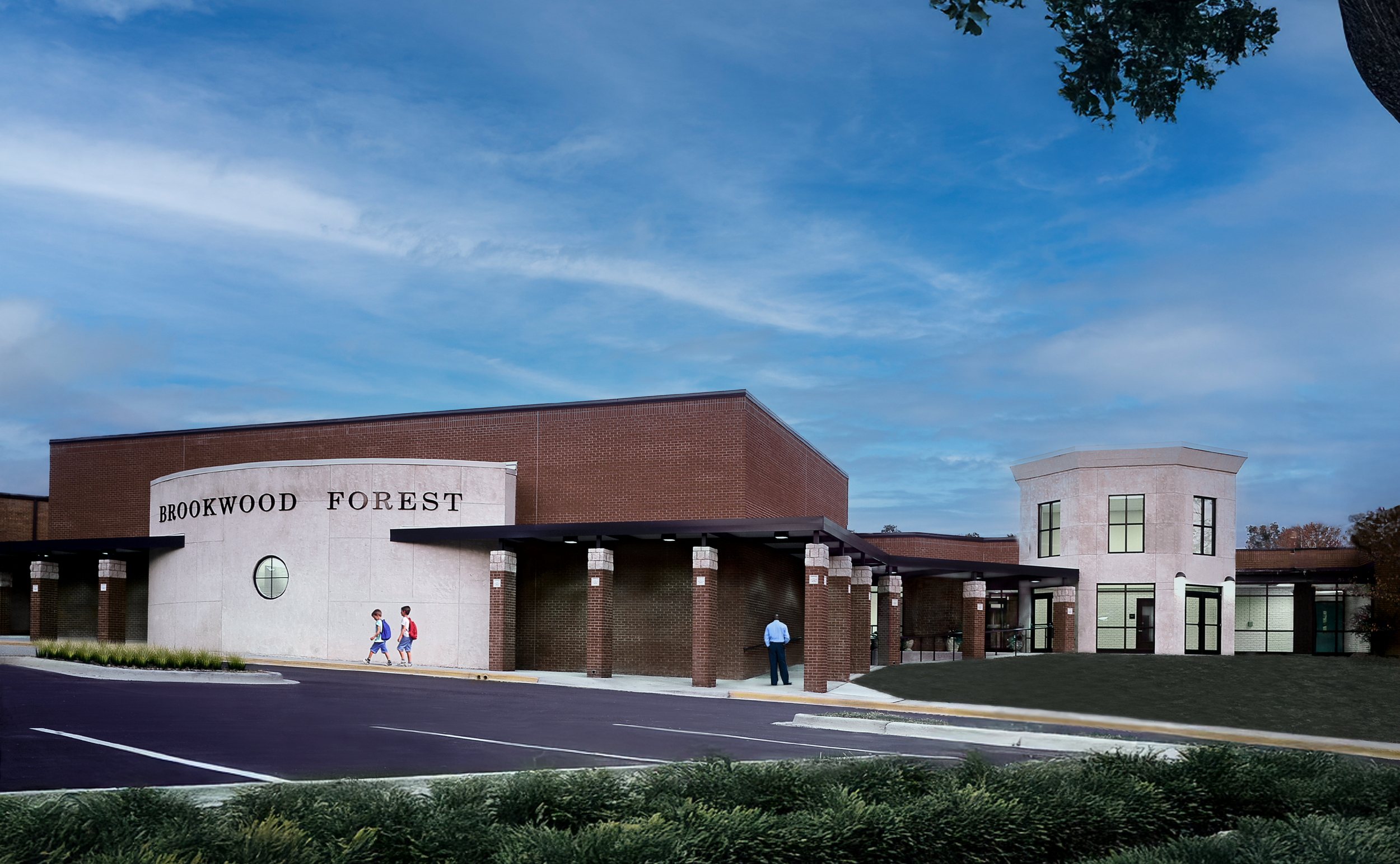 BROOKWOOD FOREST ELEMENTARY SCHOOL - DINING PORCH