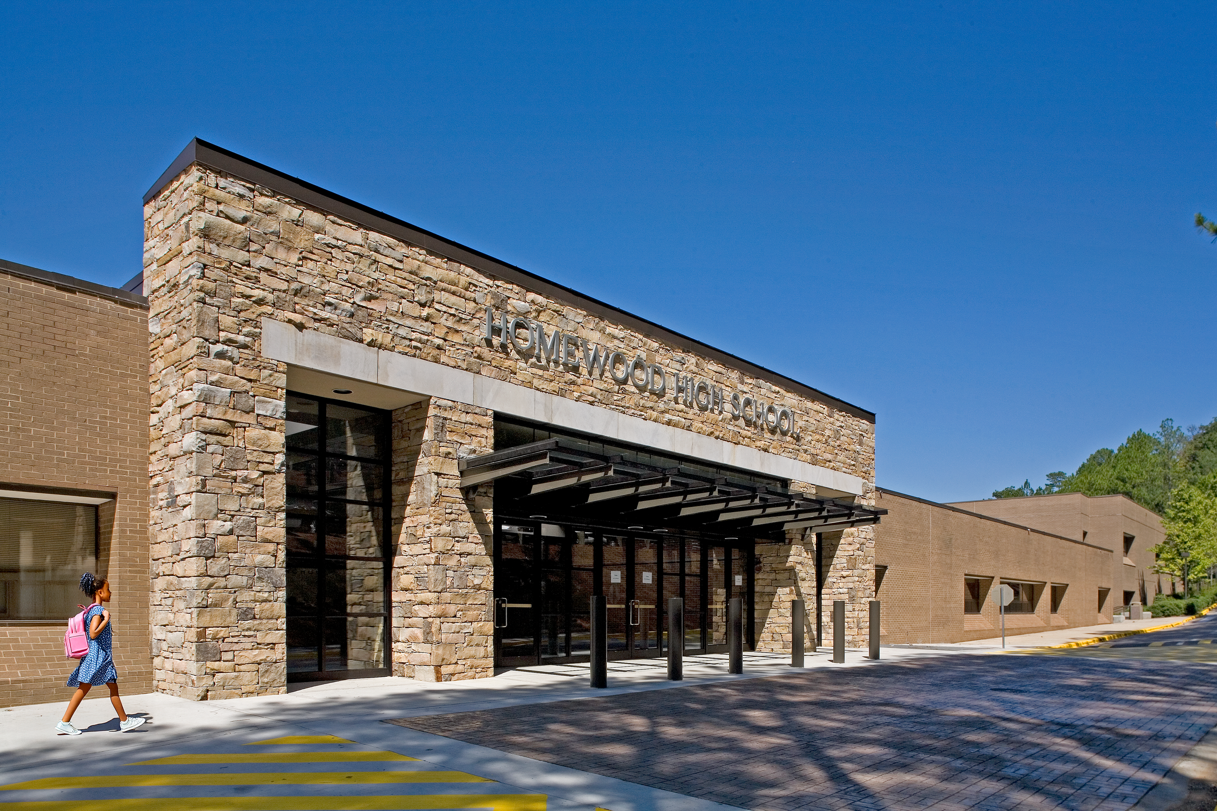 HOMEWOOD HIGH SCHOOL - NEW ENTRANCE