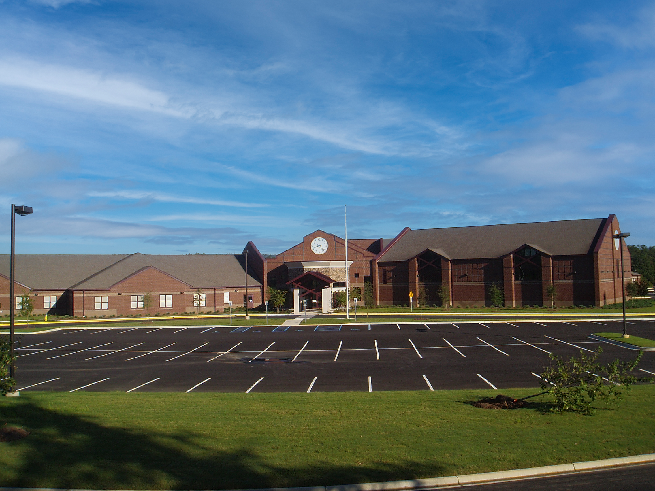 Exterior view of Riverchase Elementary School. project by B Group Architecture, Inc.
