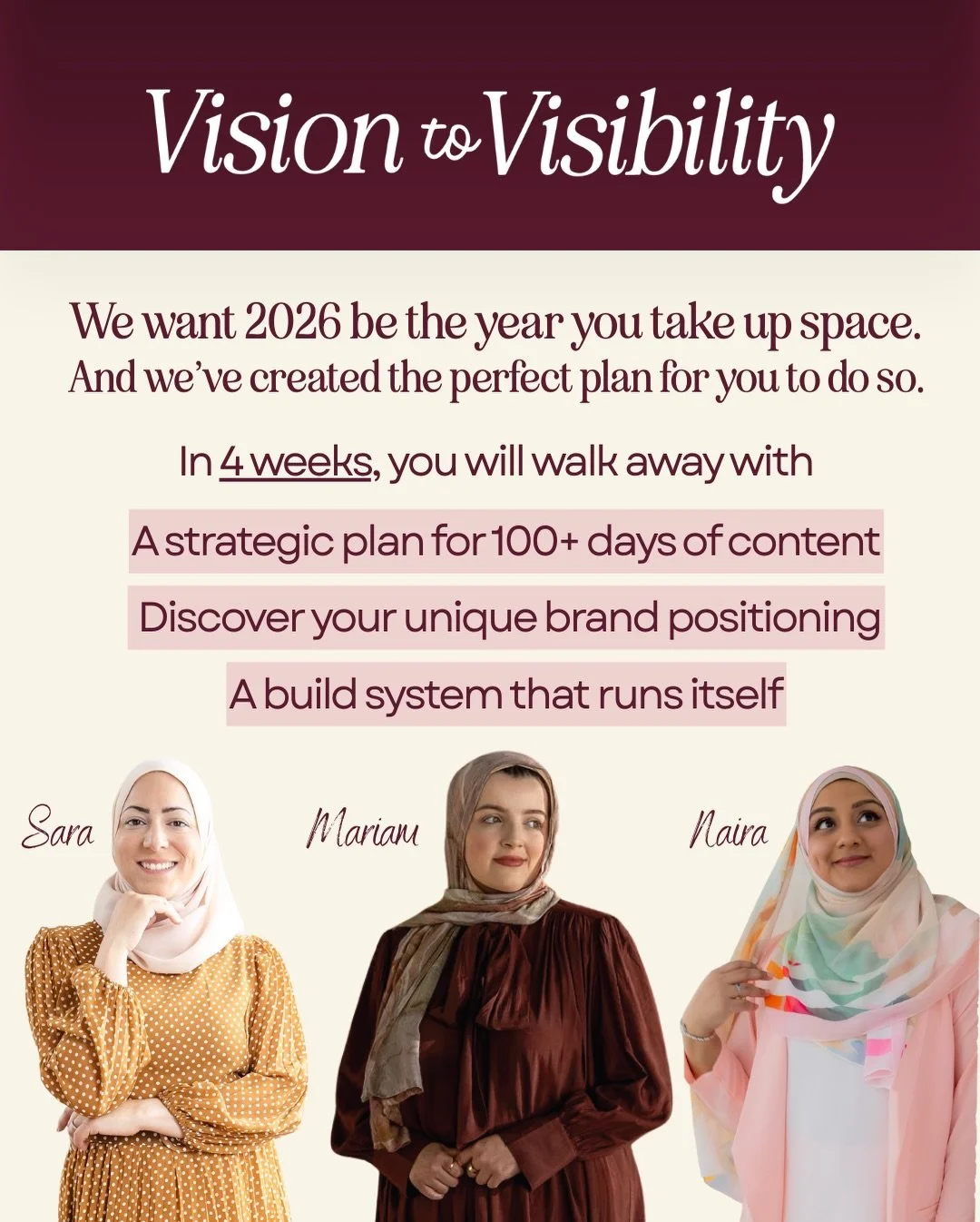 When you started your business, nobody told you that creating content would become its own full-time job.

Yet so many women entrepreneurs are expected to &ldquo;just post consistently&rdquo; without any real direction.

You post, outsource, or show 