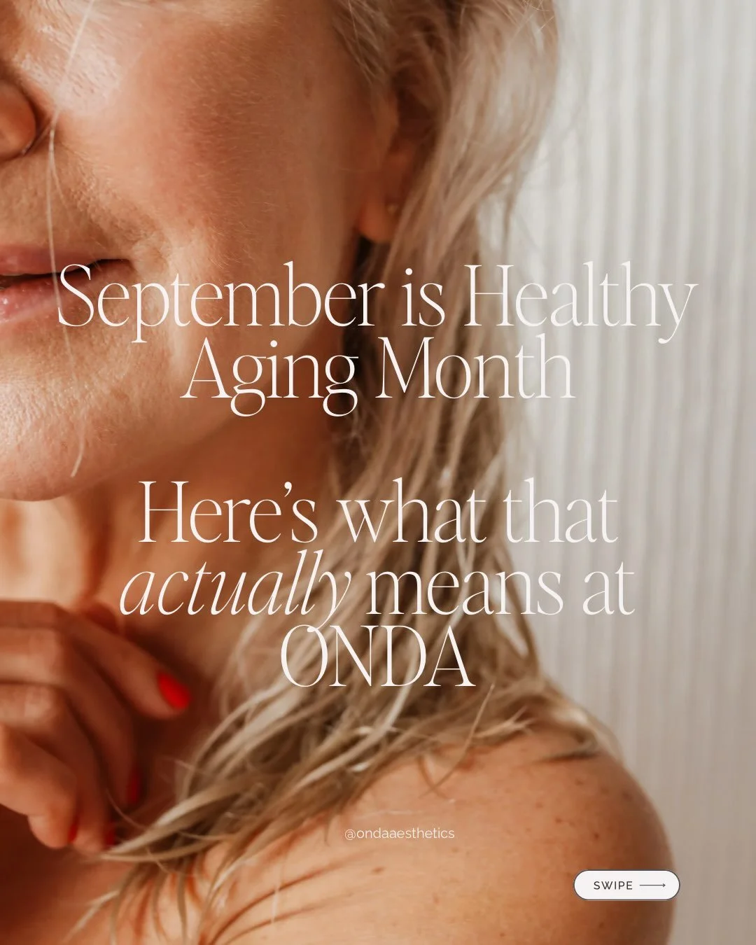 &lsquo;Anti-aging&rsquo; might be one of the most overused phrases in this industry, and I try to avoid it. 

Healthy Aging Month felt like a good excuse to explain what I actually mean when I talk about aging well. Swipe through. 

#healthyagingmont