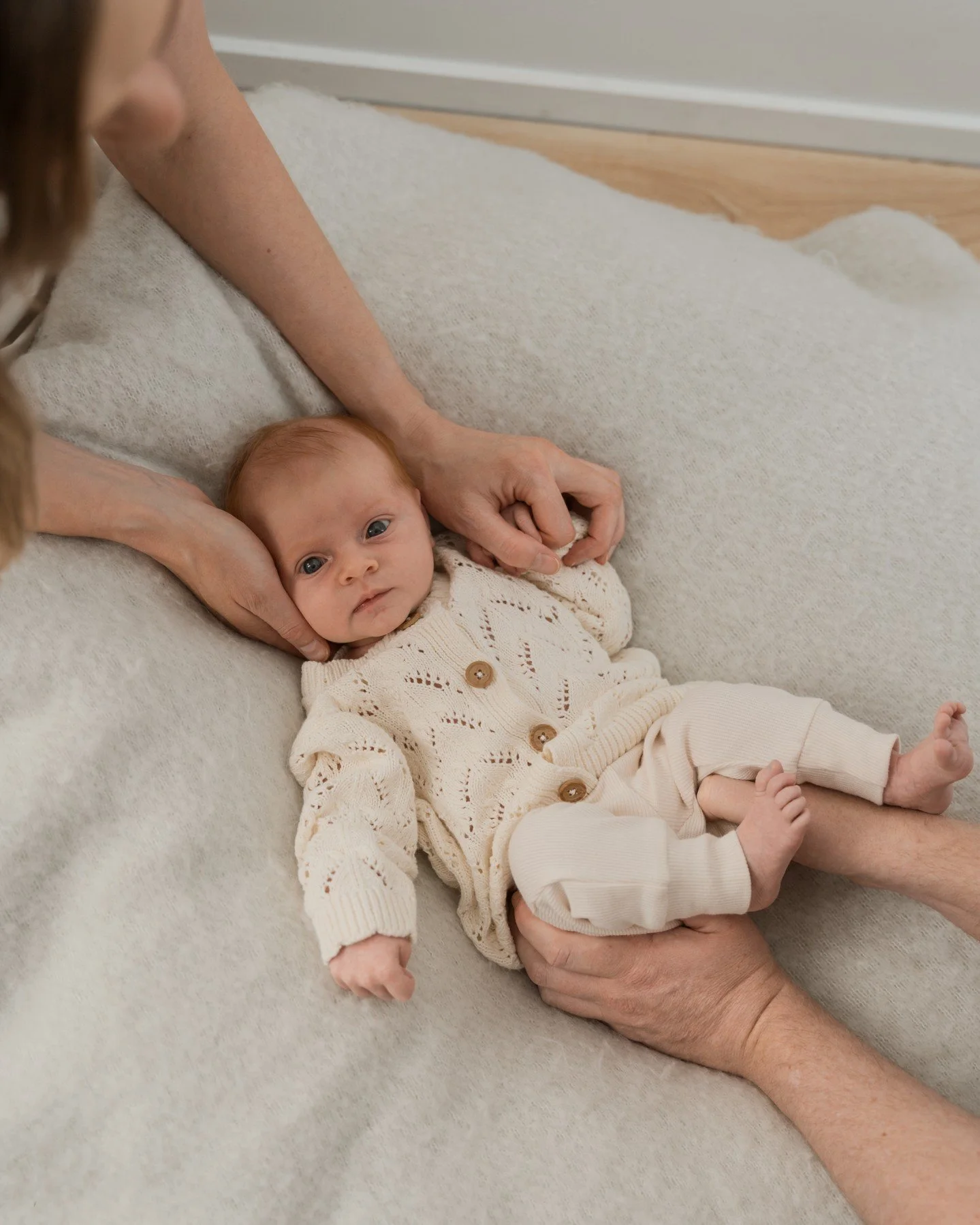 Gorgeous little Ollie girl 🤍 So so sleepy after all of her modeling