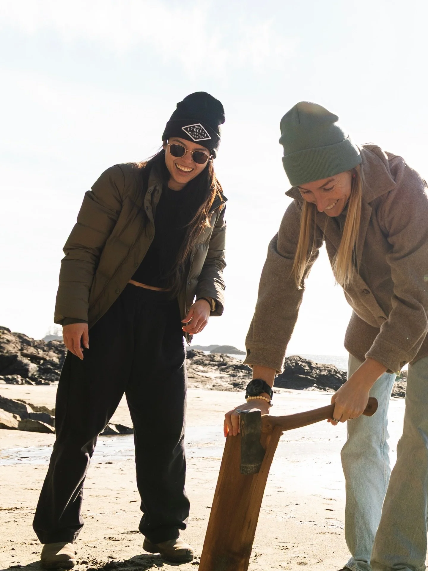 Tofino dump 🌊 

Perfect way to end the week. We couldn&rsquo;t have asked for better weather for spending the day at the beach