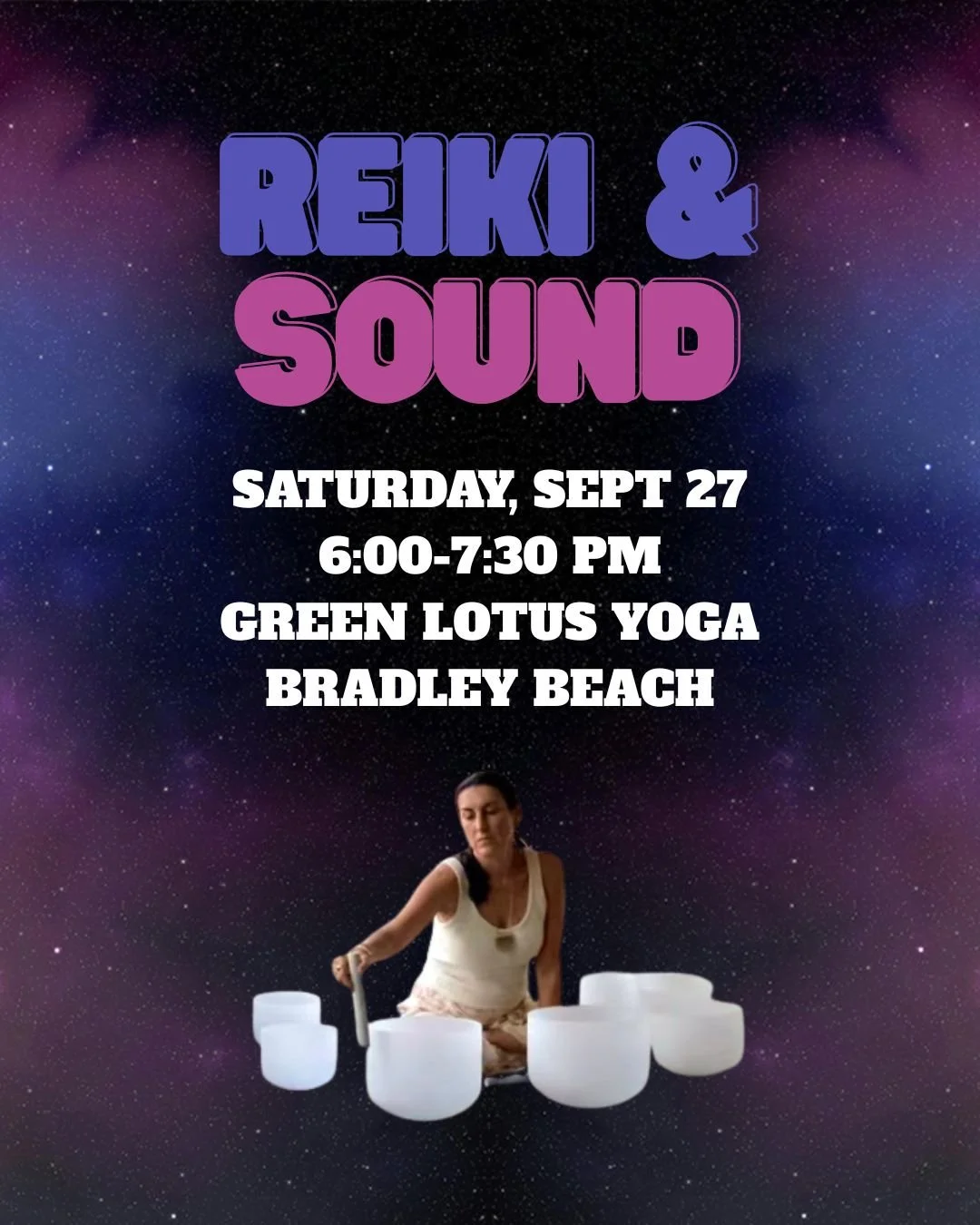 Join @108zen_ and @nourishedbymaryellen for a transformative evening of releasing stress, restoring balance, and receiving insight during our Reiki Sound Bath.

You'll enjoy 90 minutes of deep restoration through the healing vibrations of sound, hand